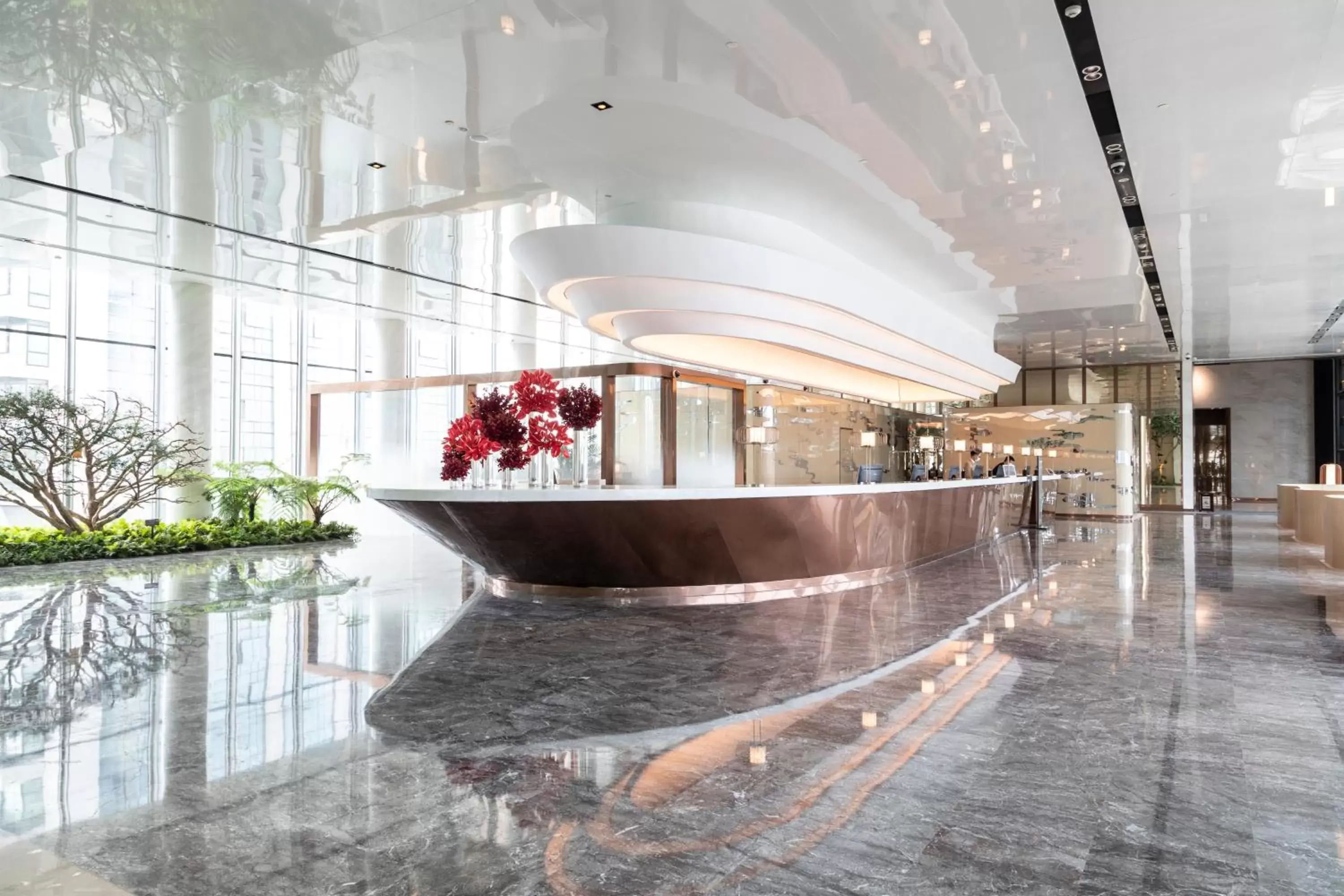 Lobby or reception in InterContinental Chongqing Raffles City, an IHG Hotel