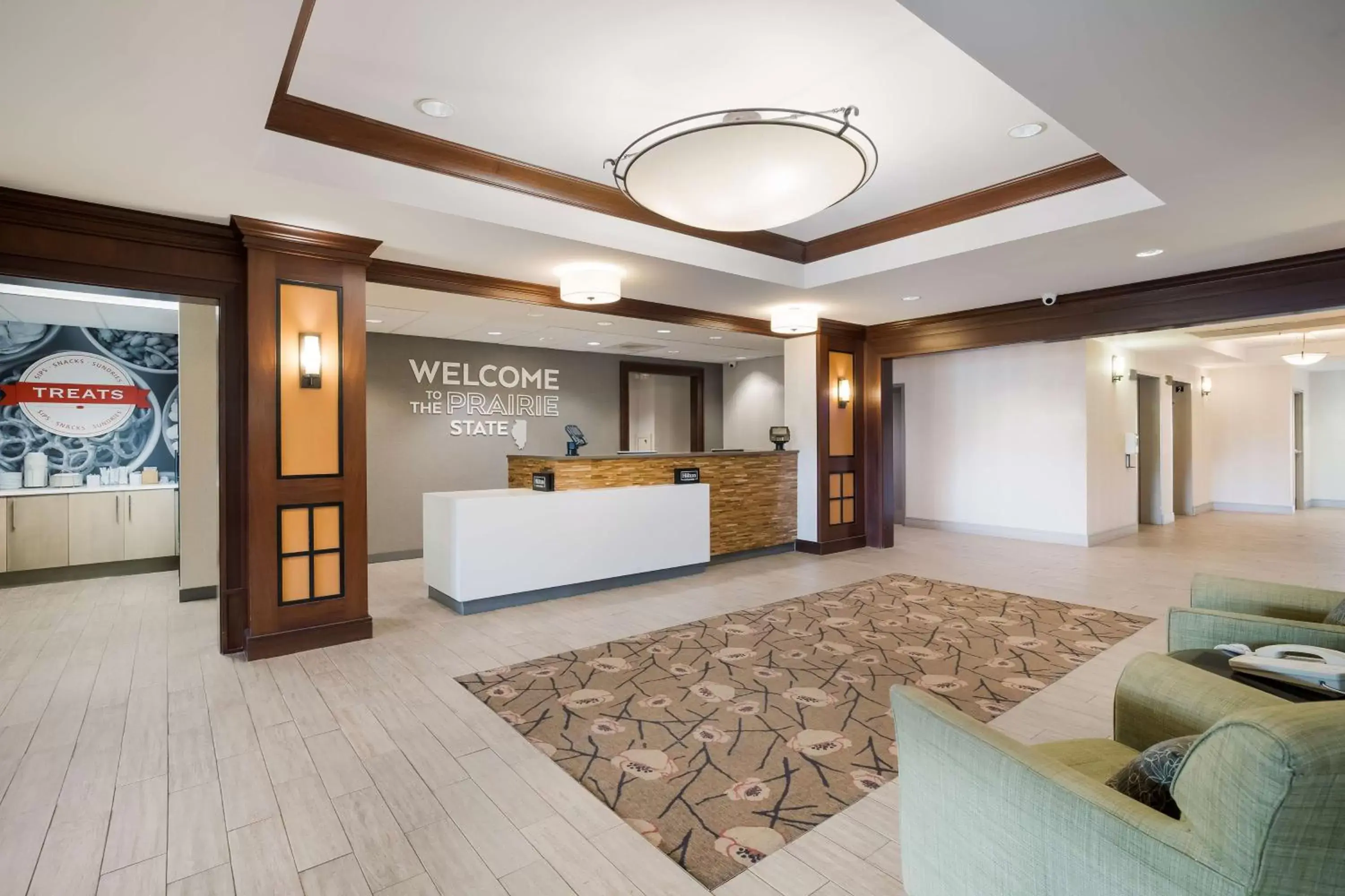 Lobby or reception in Hampton Inn McHenry Lobby or reception in Hampton Inn McHenry