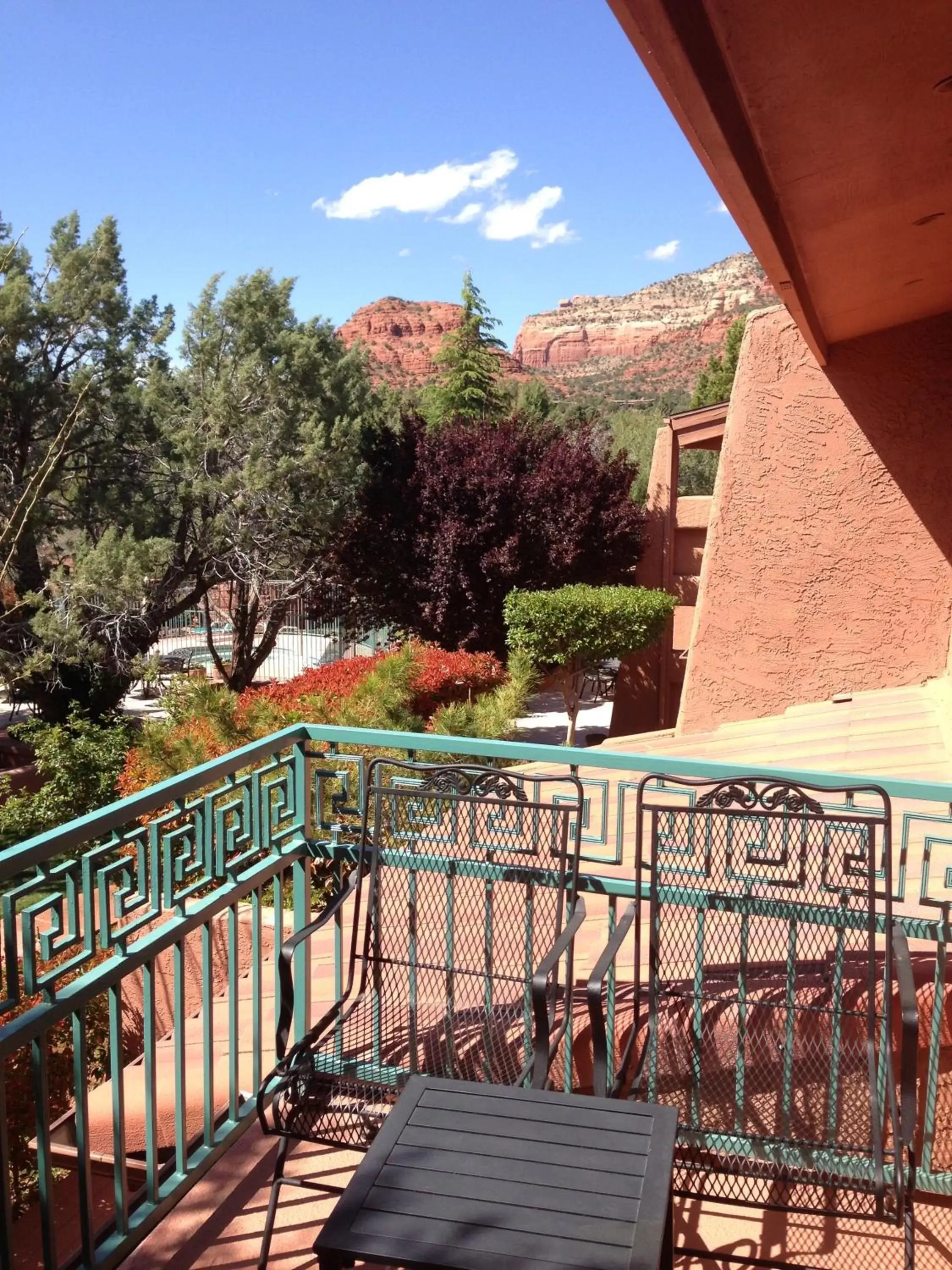 View (from property/room), Balcony/Terrace in Casa Sedona Inn