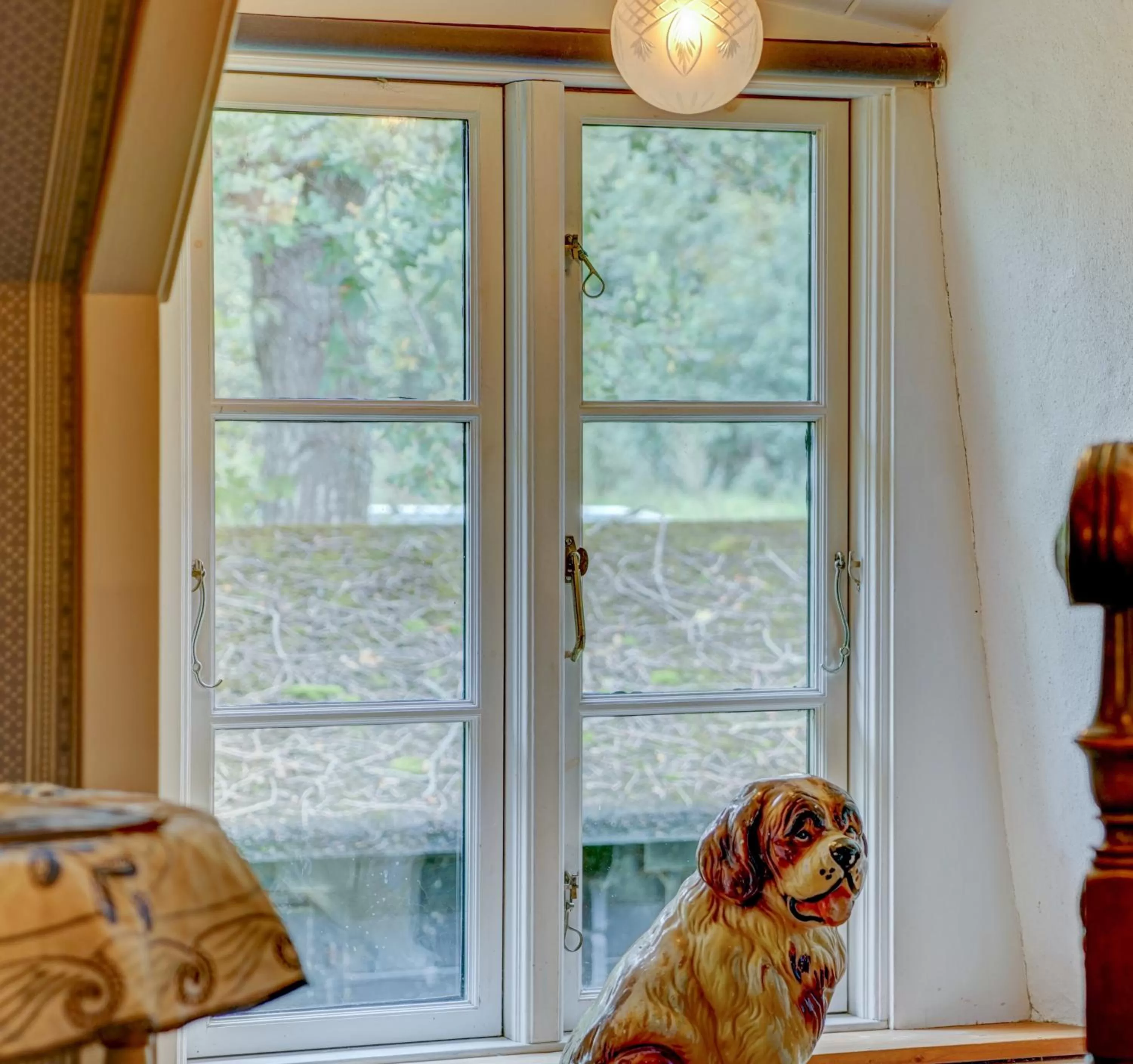 Quiet street view in Svostrup Kro