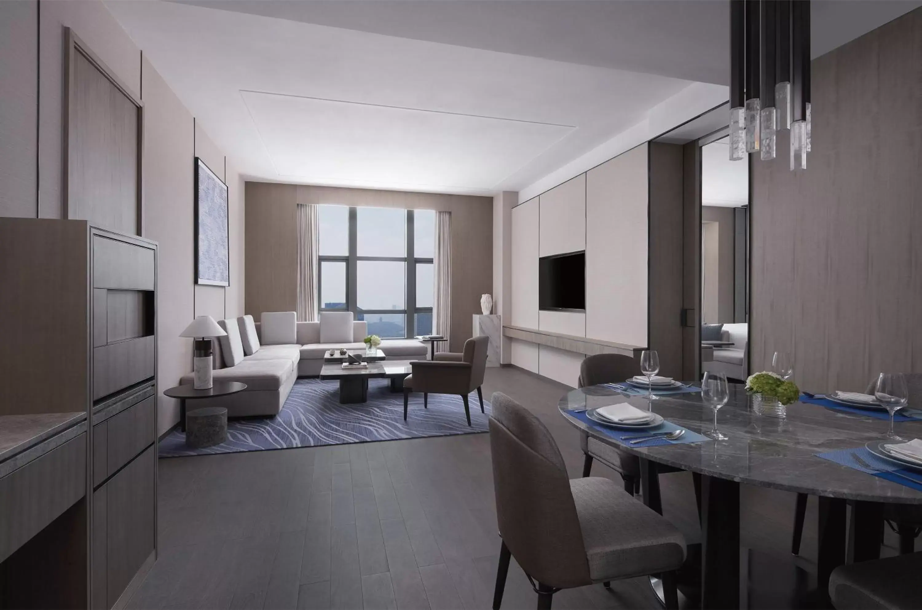 Larger Executive King Suite with Club Lounge Access in Foshan Marriott Hotel Larger Executive King Suite with Club Lounge Access in Foshan Marriott Hotel