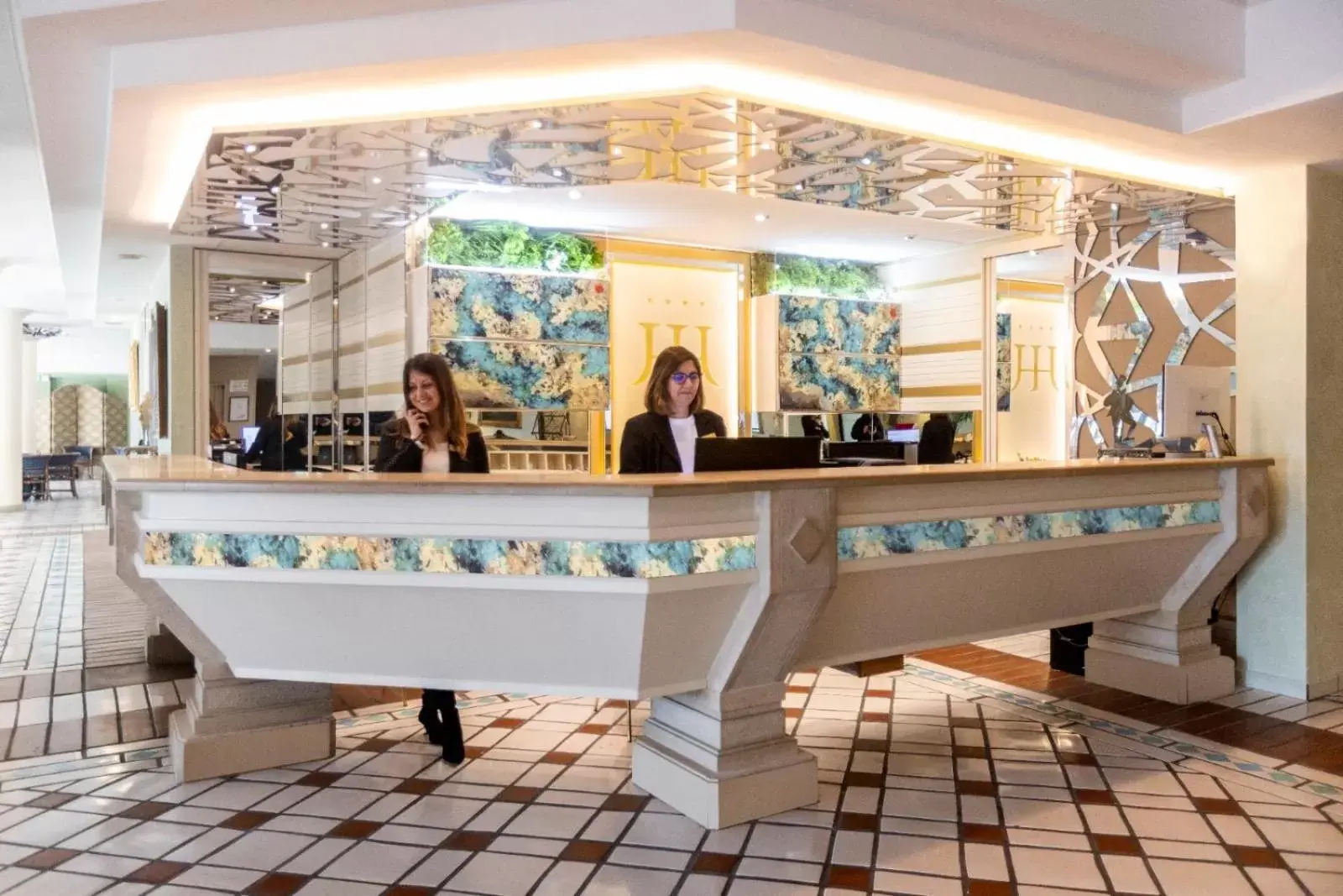 Lobby or reception in Hotel Hermitage