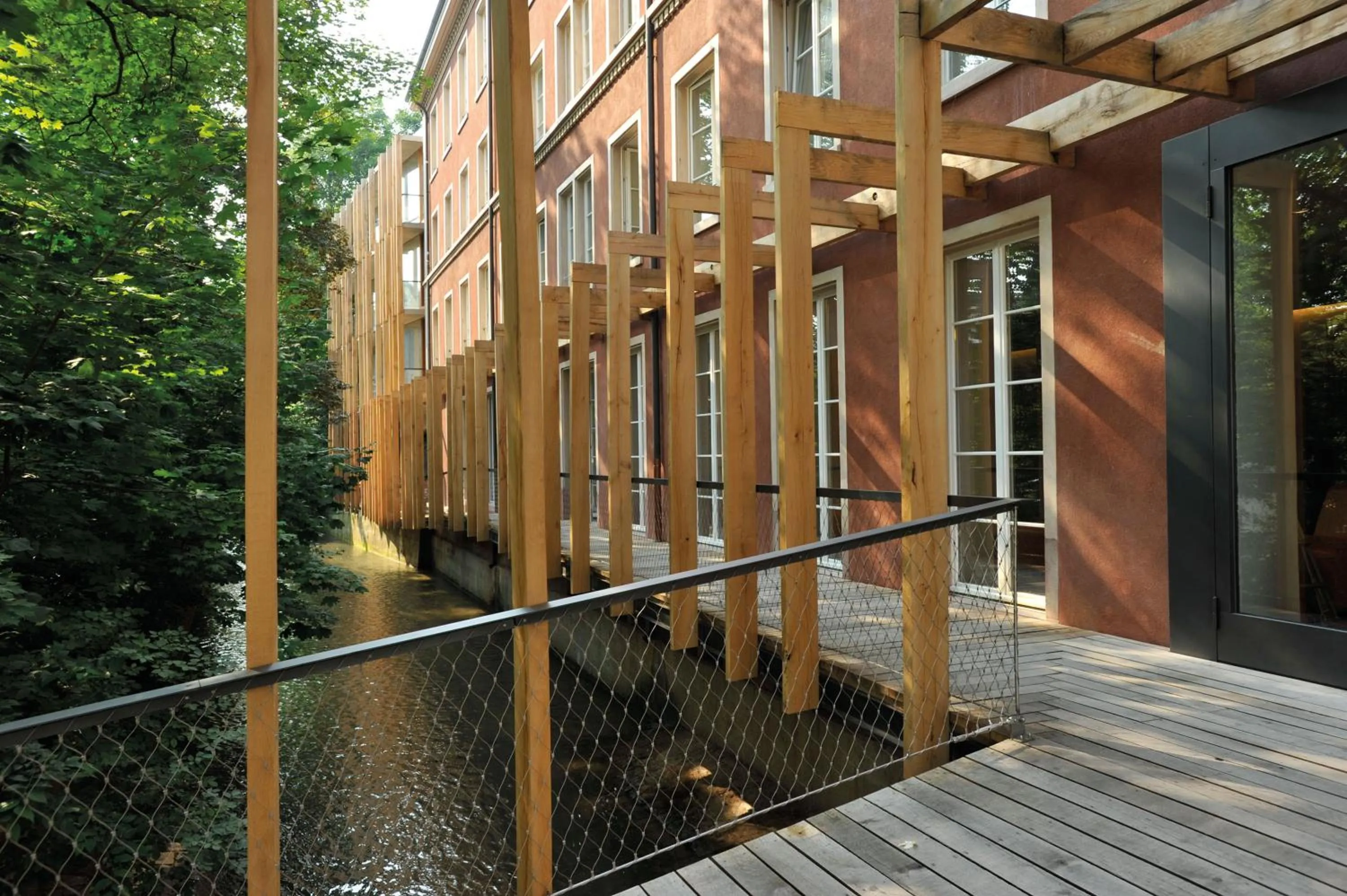 Facade/entrance in Basel Youth Hostel