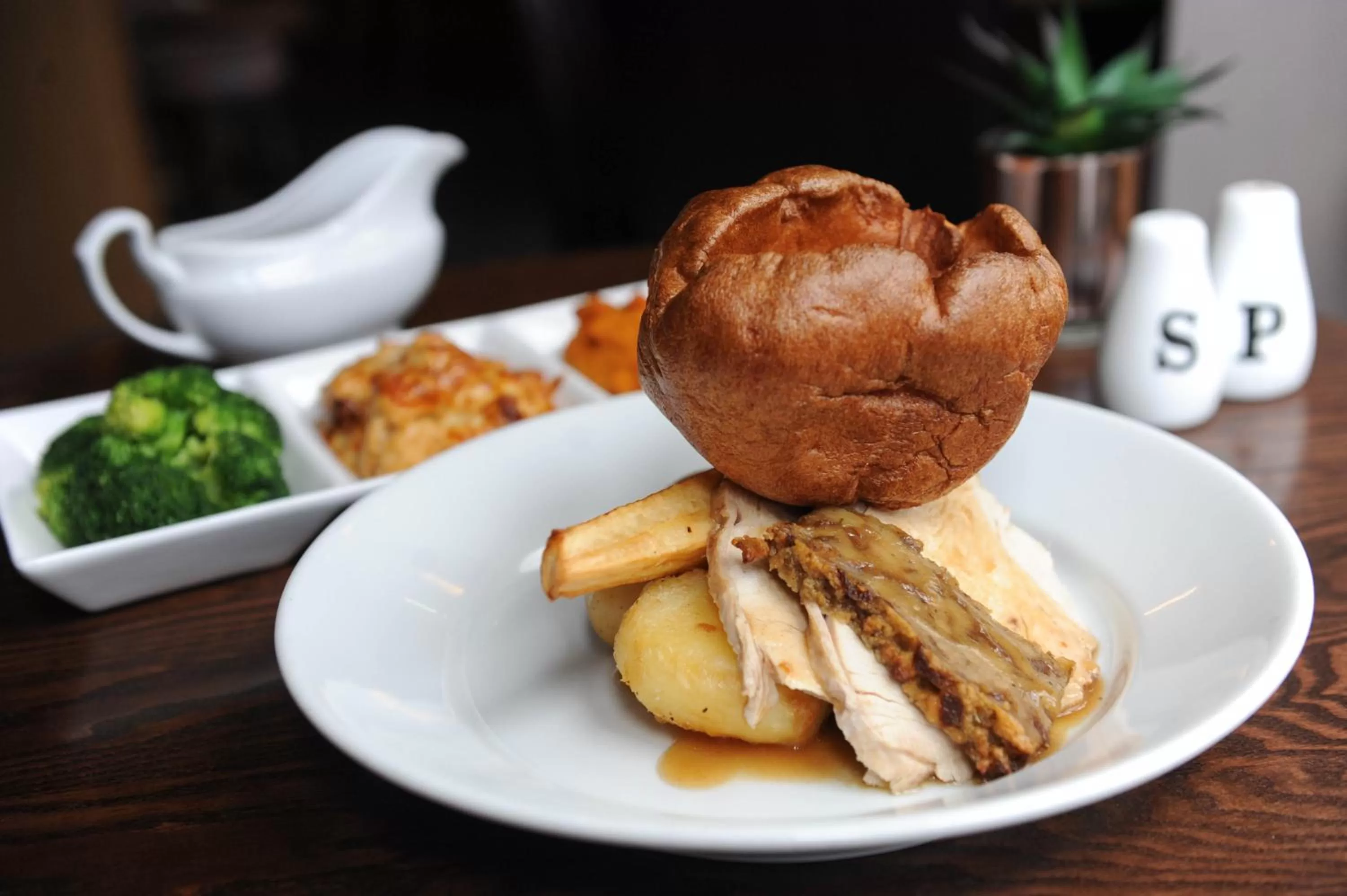 Food close-up in The Lion Hotel