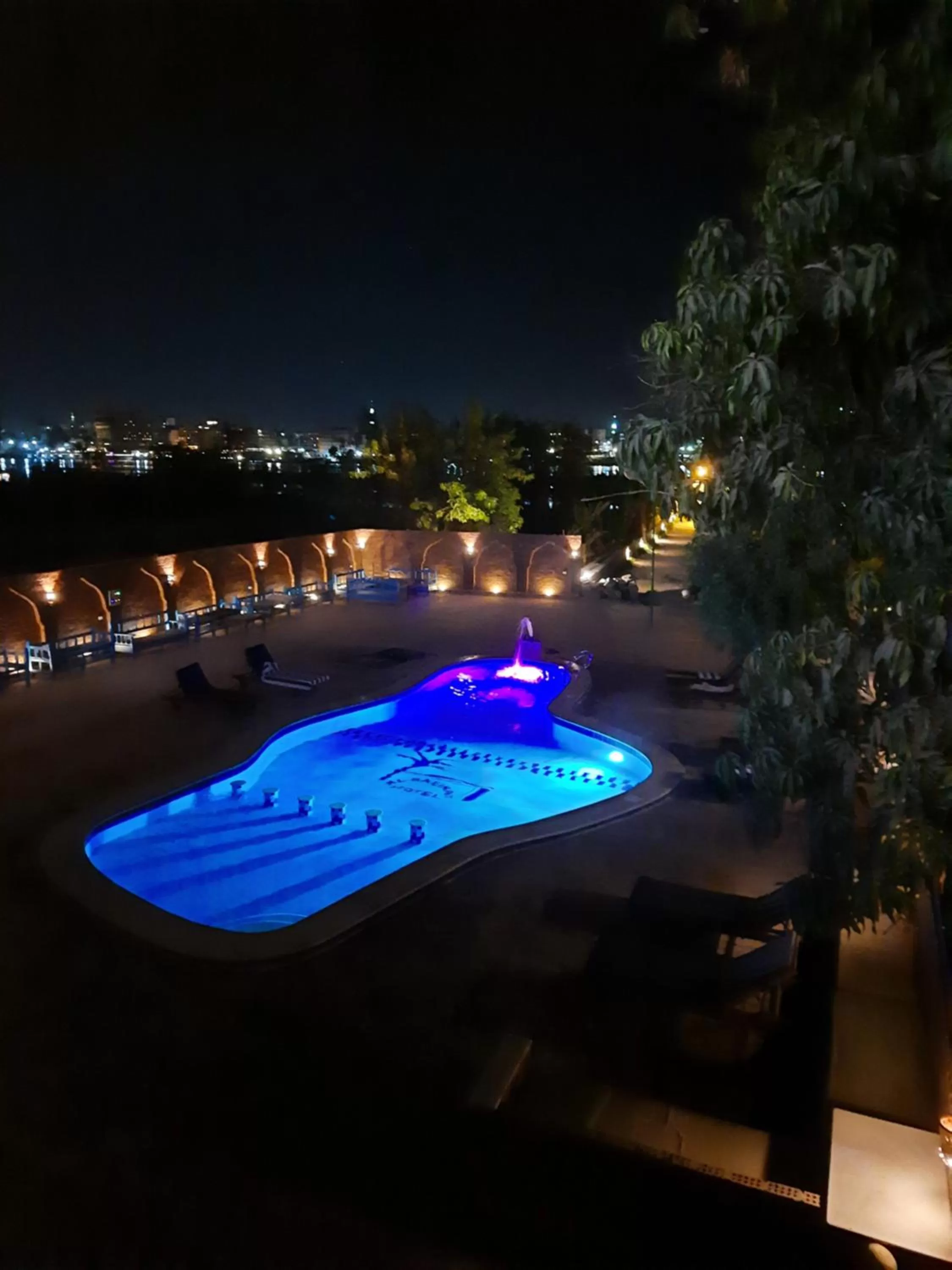 Pool view in Al Baeirat Hotel