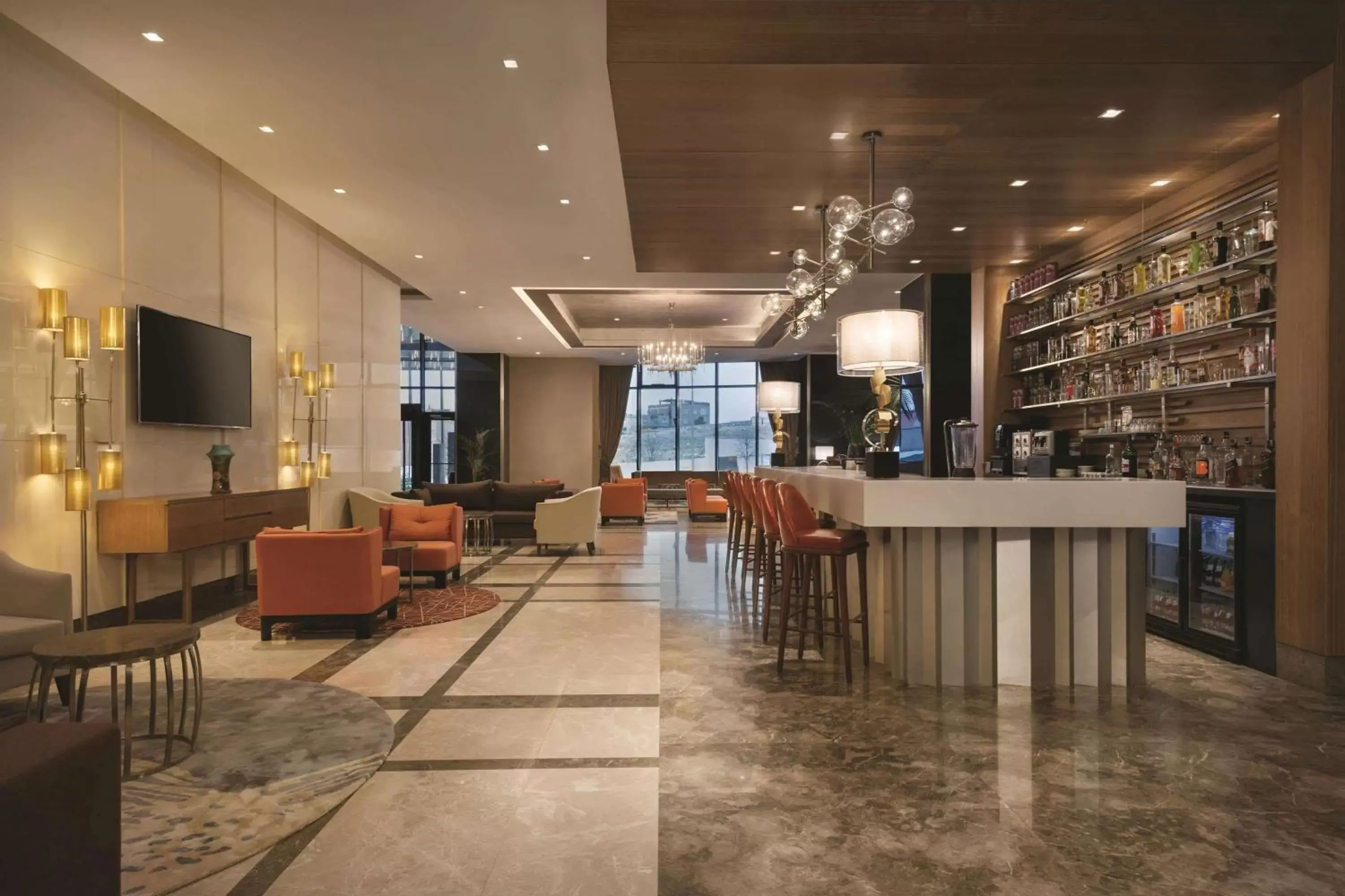 Lobby or reception, Lounge/Bar in TRYP by Wyndham Istanbul Basın Ekspres