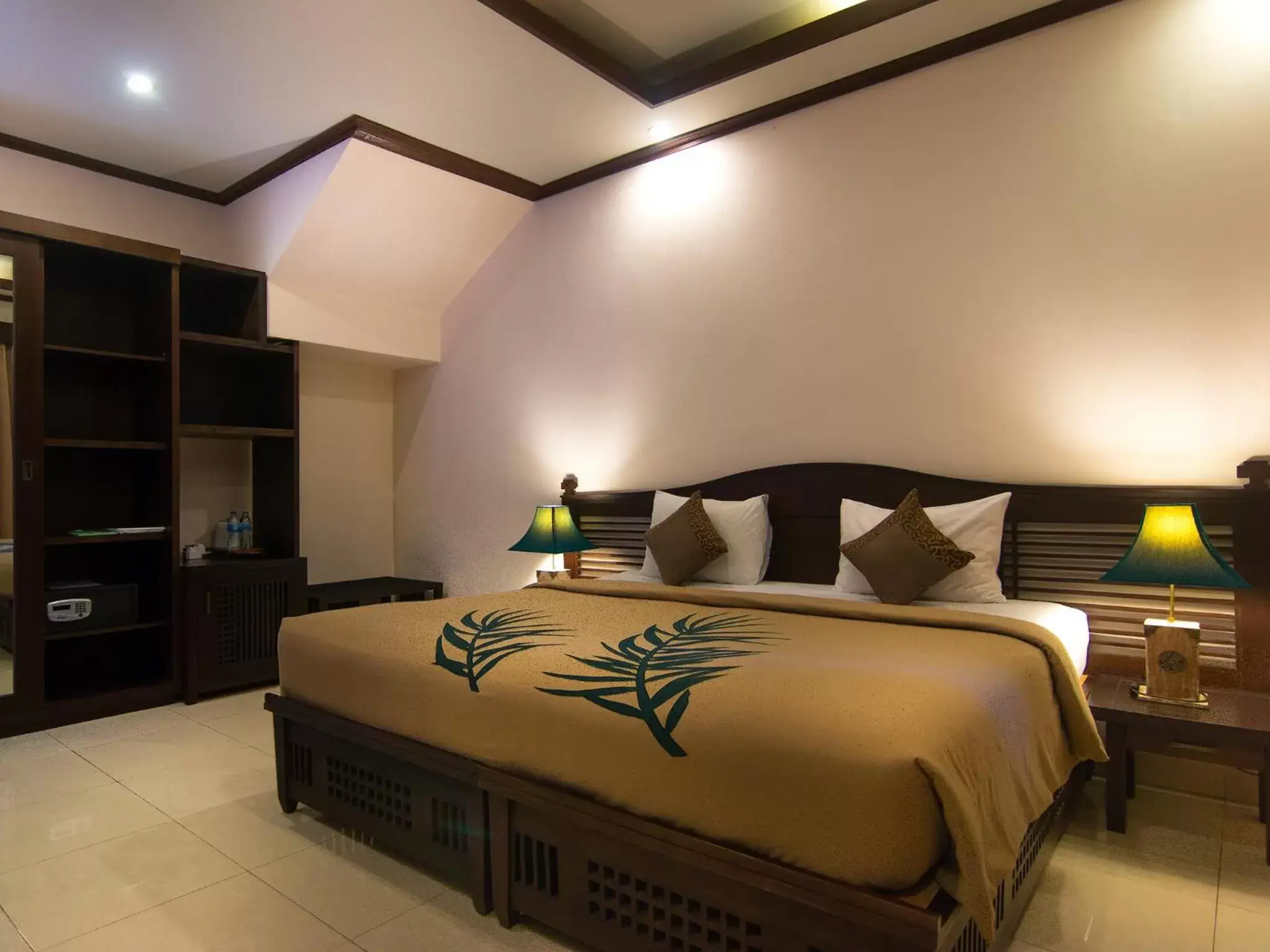 Bed in De Munut Balinese Resort