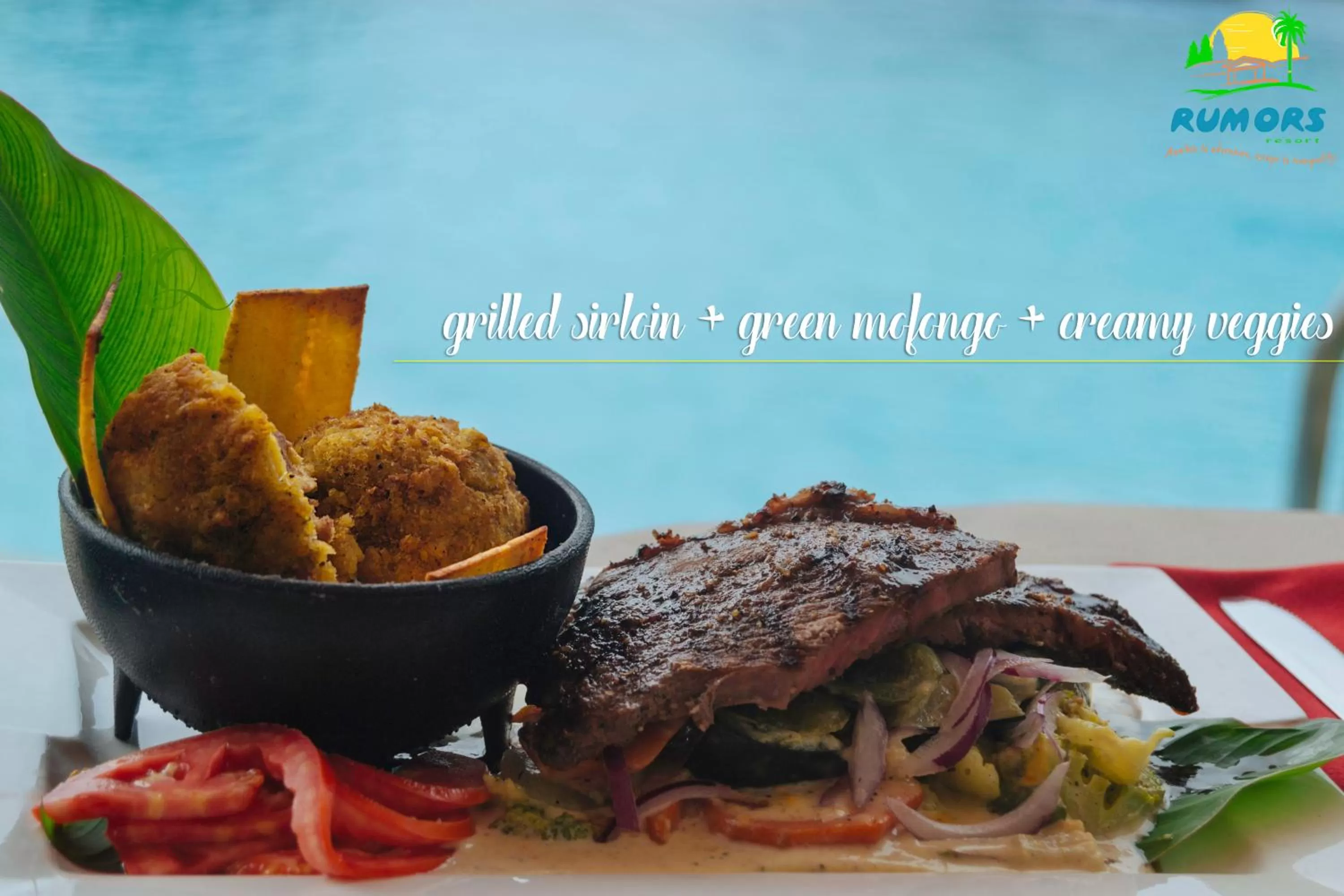 Food and drinks in Rumors Resort Hotel