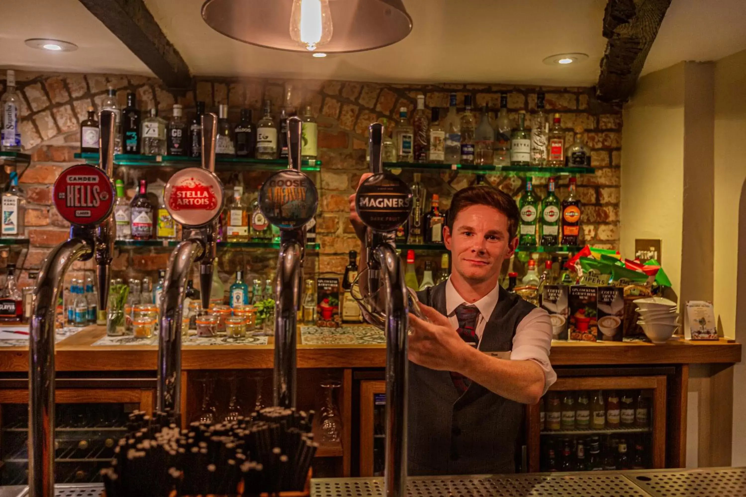 Lounge or bar in The Feathers Hotel, Ledbury, Herefordshire