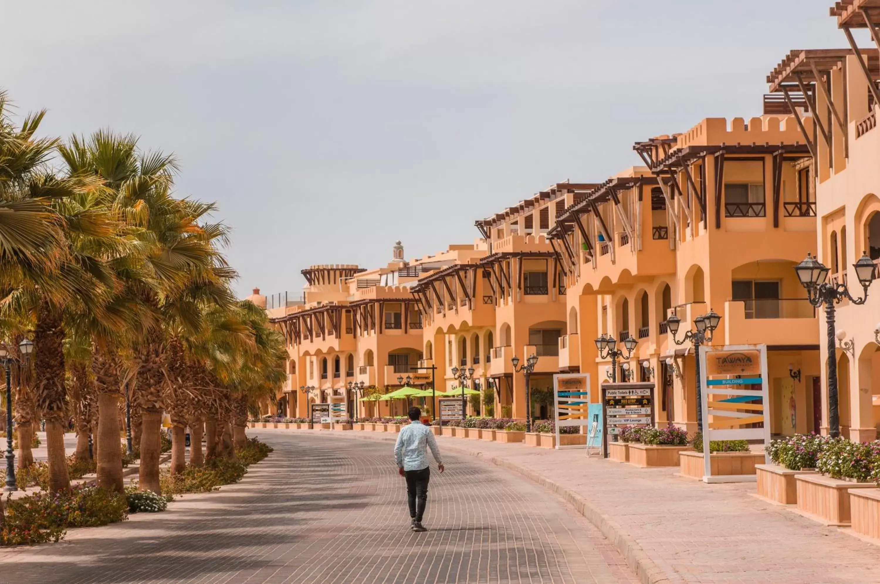 Street view in Pyramisa Beach Resort Sahl Hasheesh