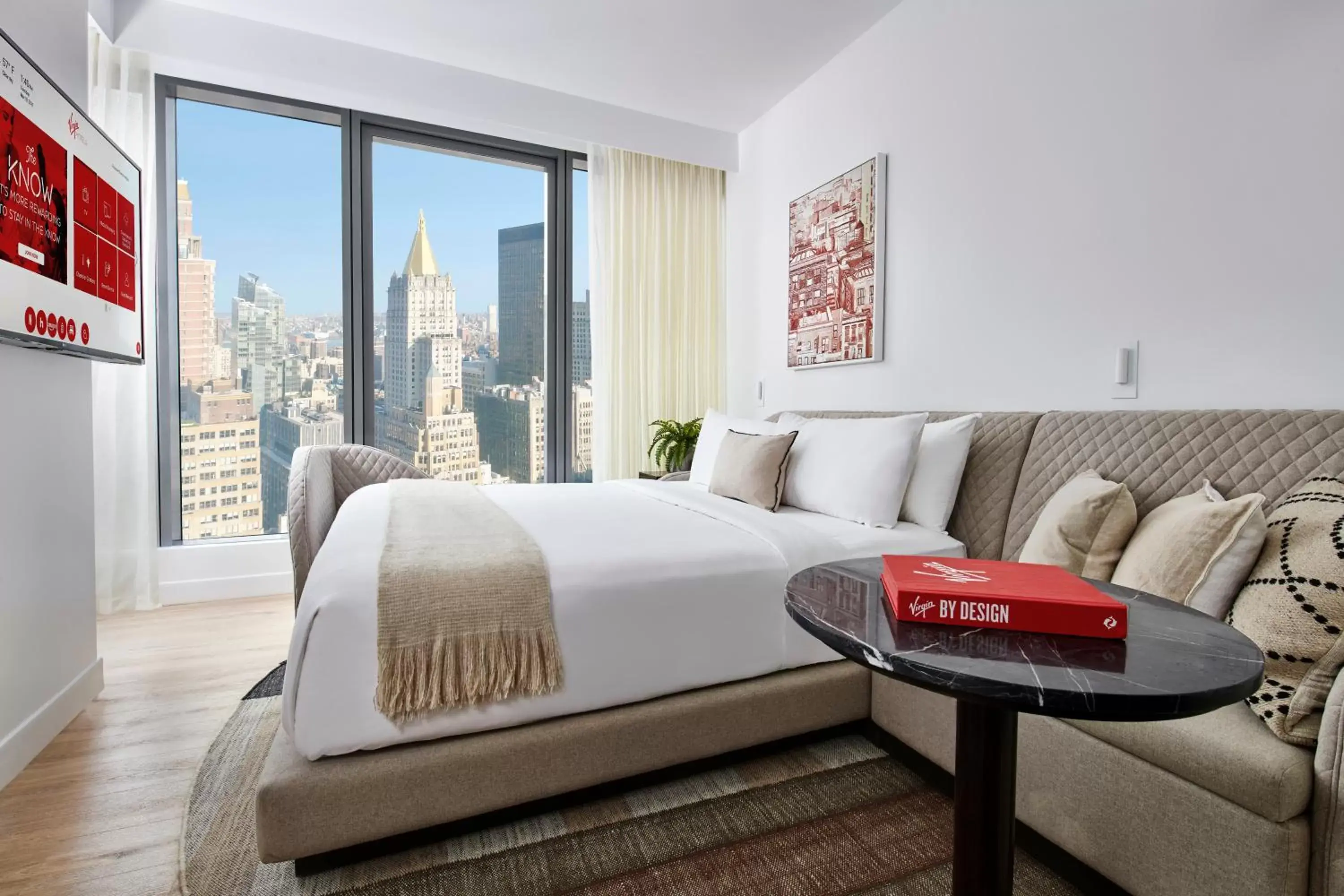 Bedroom, Bed in Virgin Hotels New York City