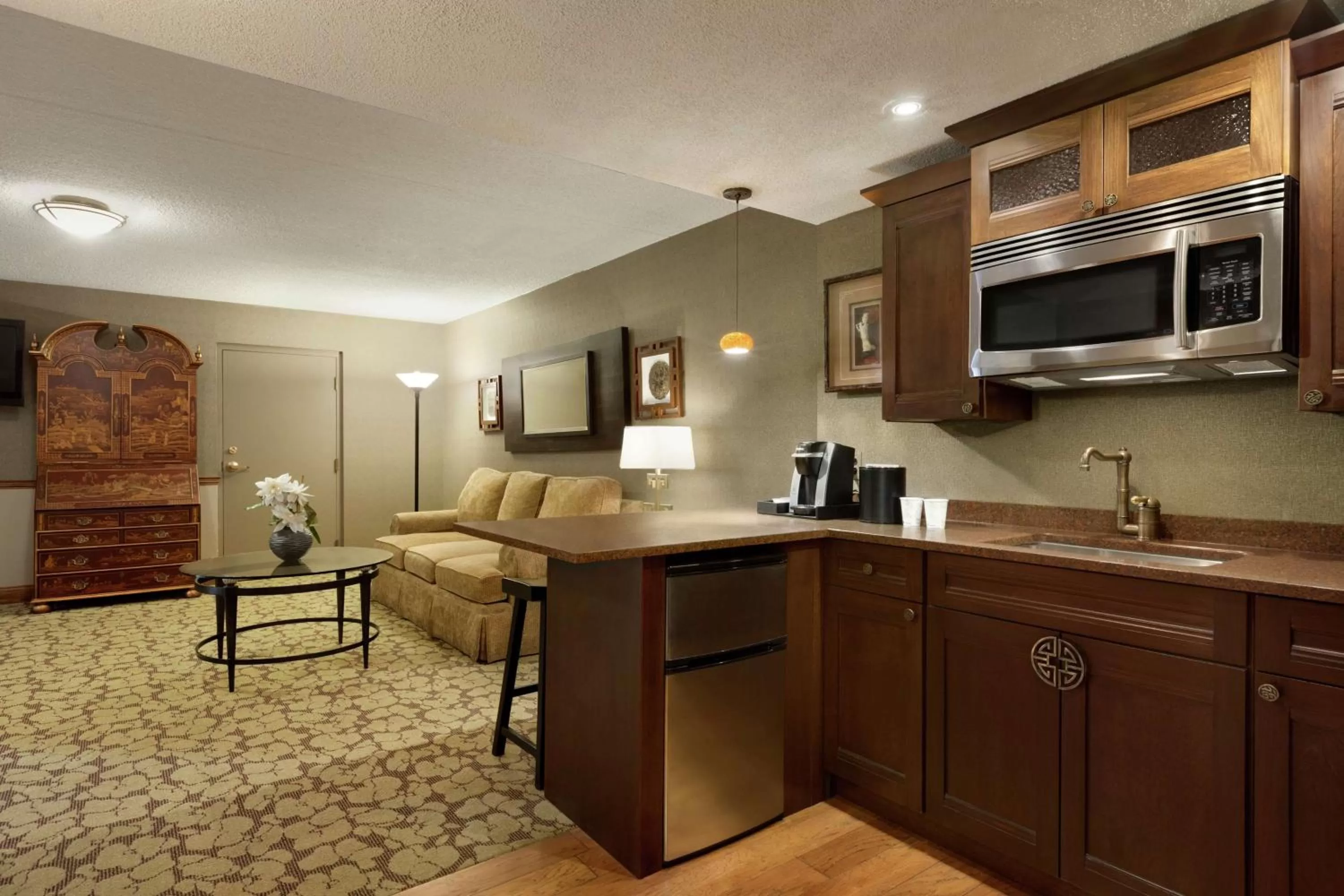 Kitchen or kitchenette in Hilton Garden Inn Rochester/Pittsford