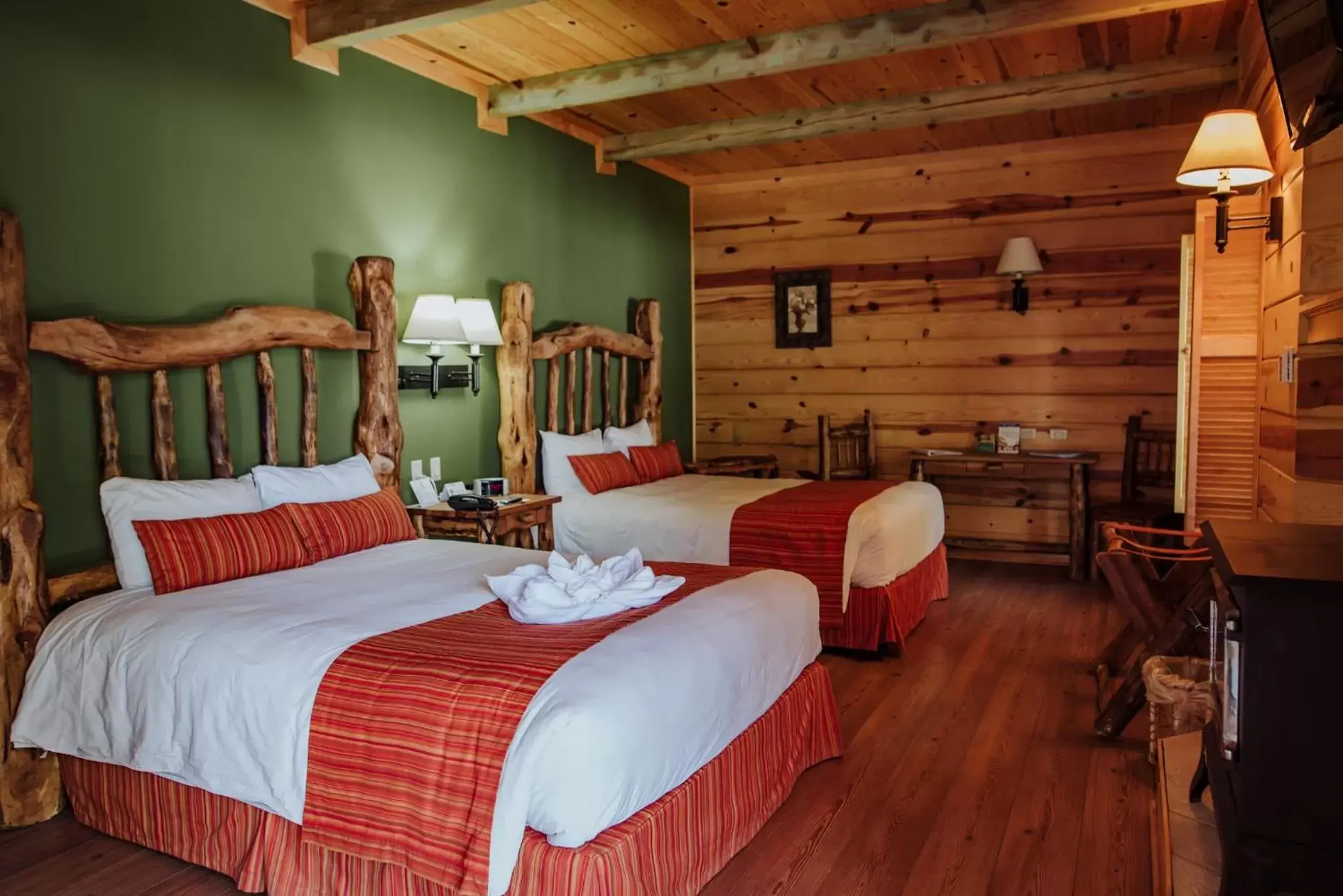 Bed in The Lodge At Creel Eco - Hotel & Spa