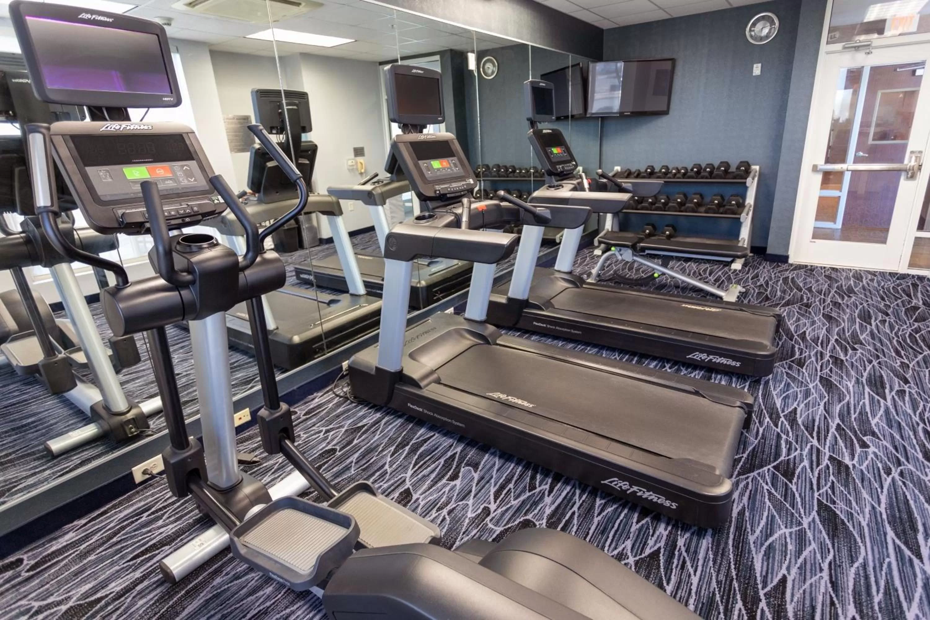 Fitness centre/facilities in Fairfield Inn & Suites by Marriott Athens I-65