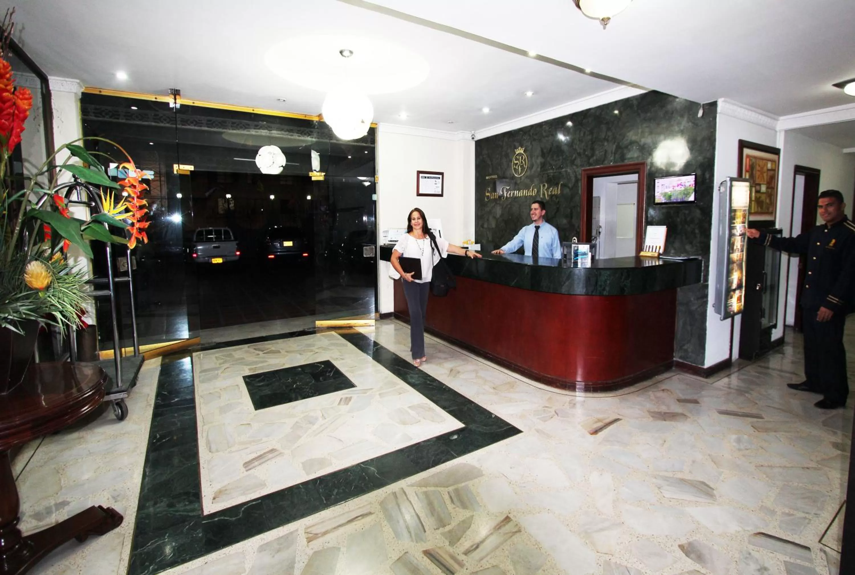 Lobby or reception in Hotel San Fernando Real