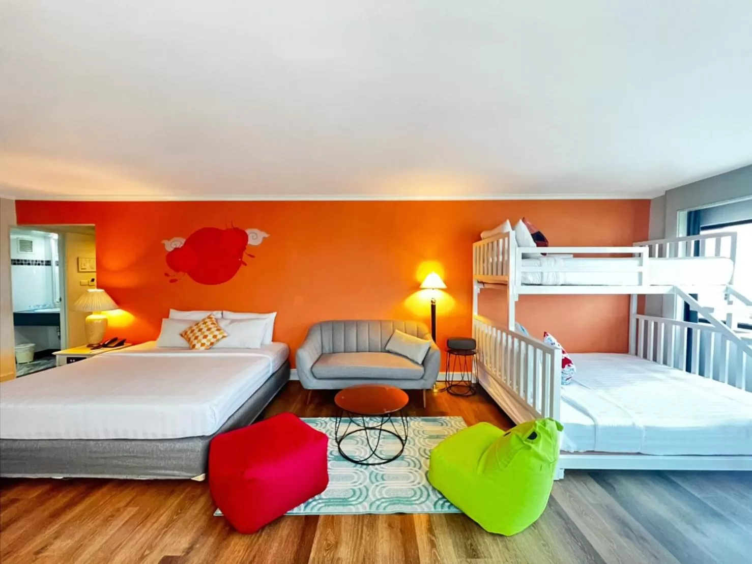 Junior Club Suite Balcony in Grand China Bangkok