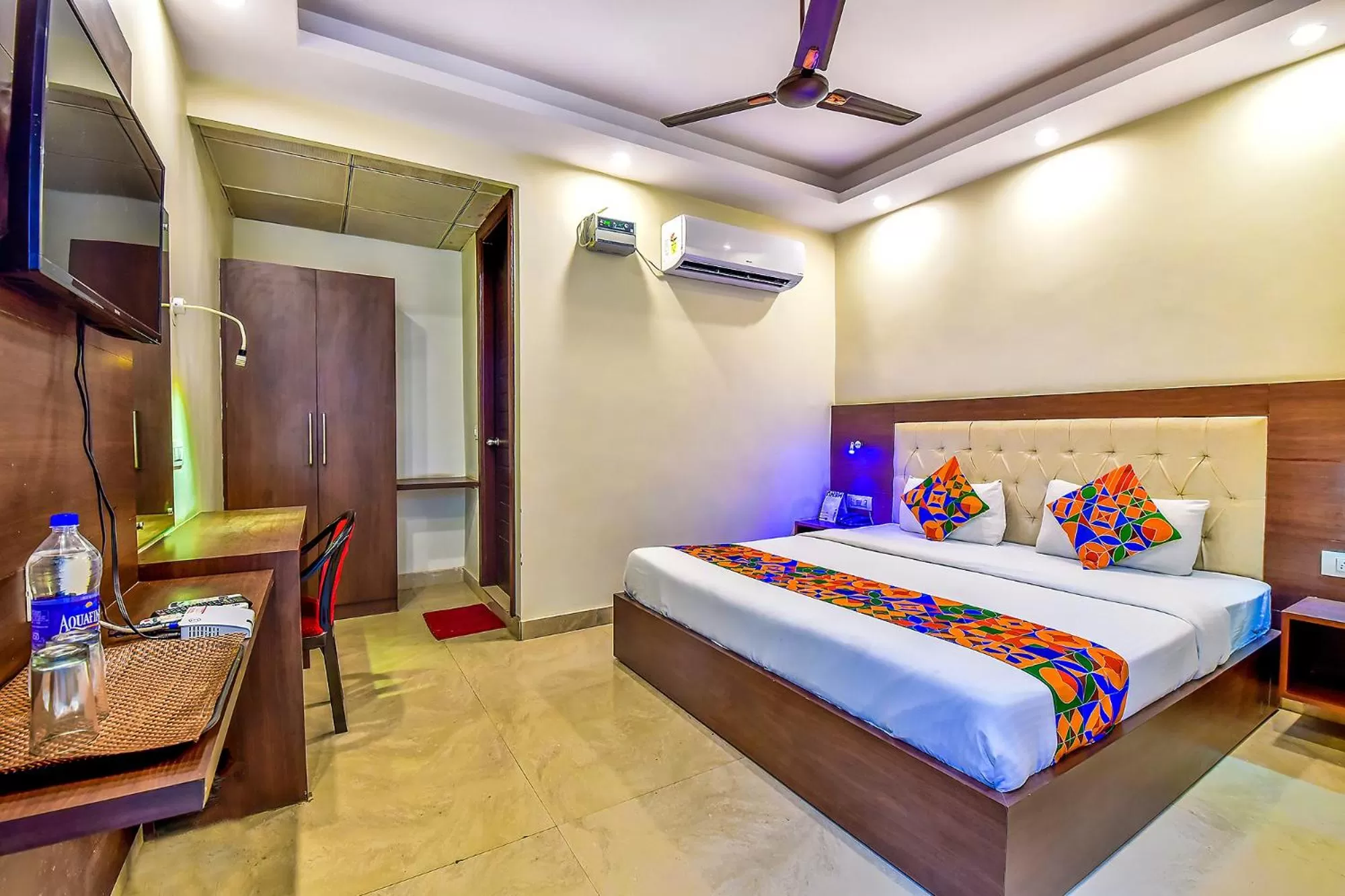 Bed in FabHotel Surya Residency GMS Road