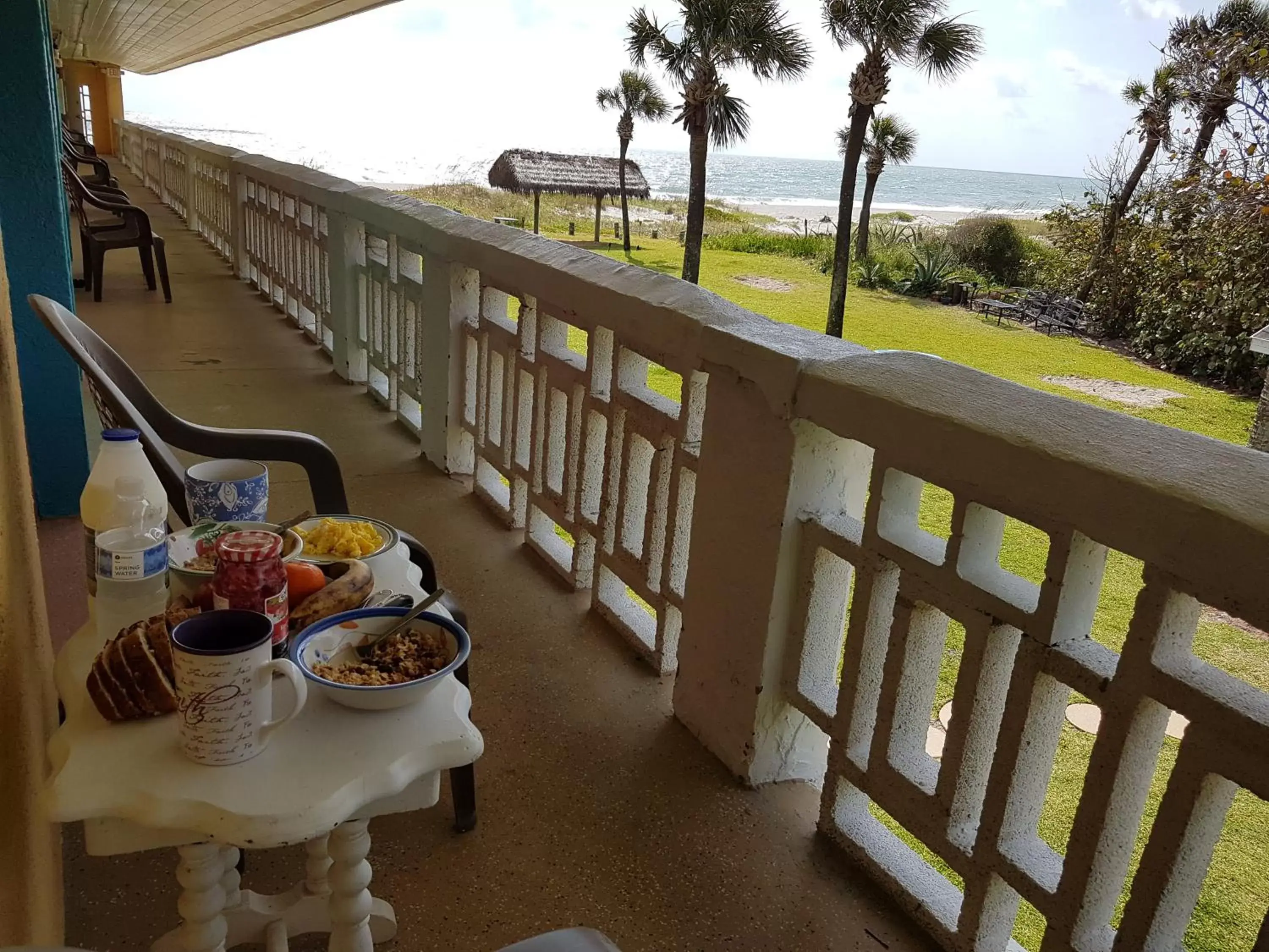 Patio in South Beach Inn - Cocoa Beach