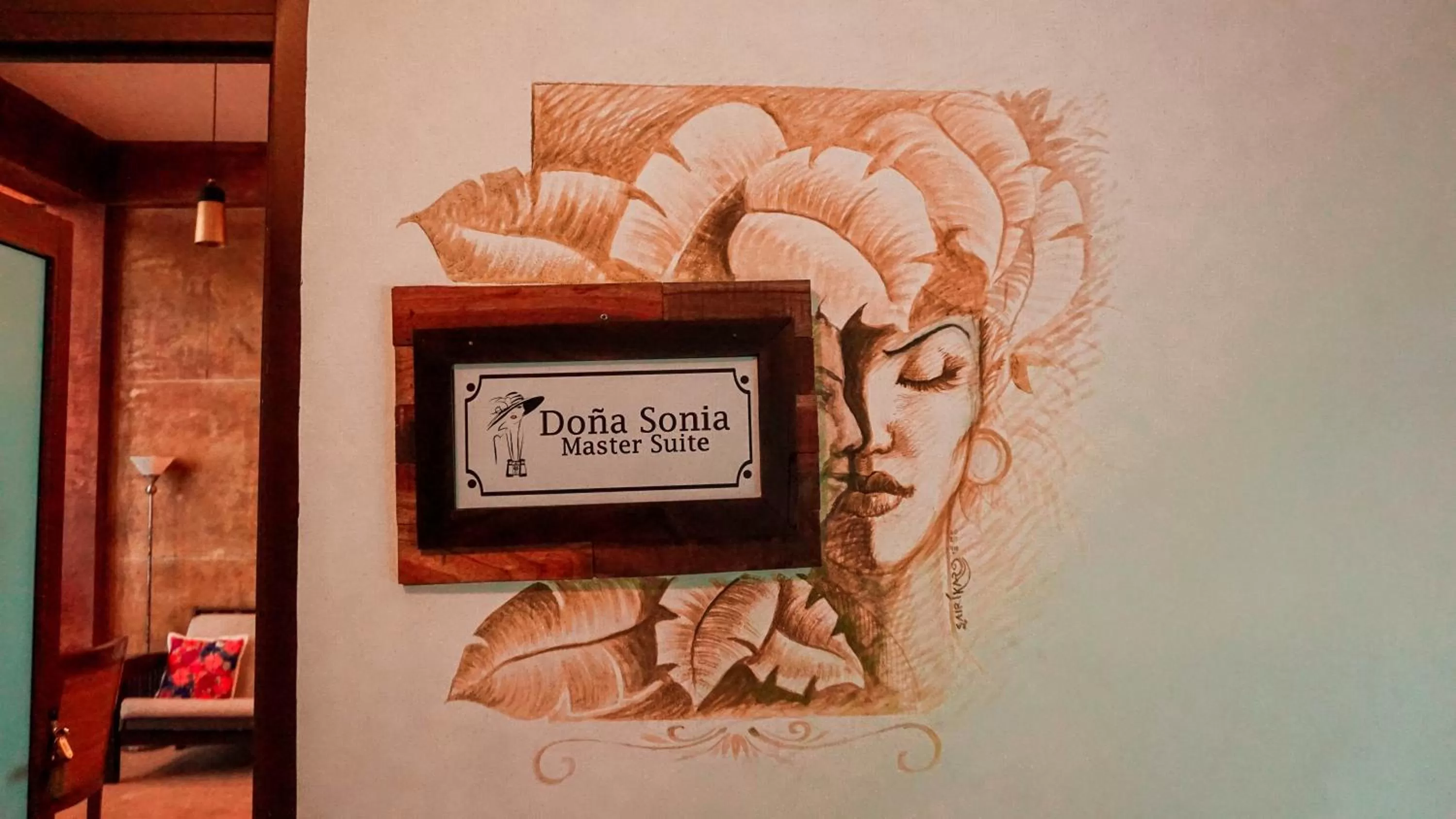 Decorative detail in Apartamentos "Ala Residencias"