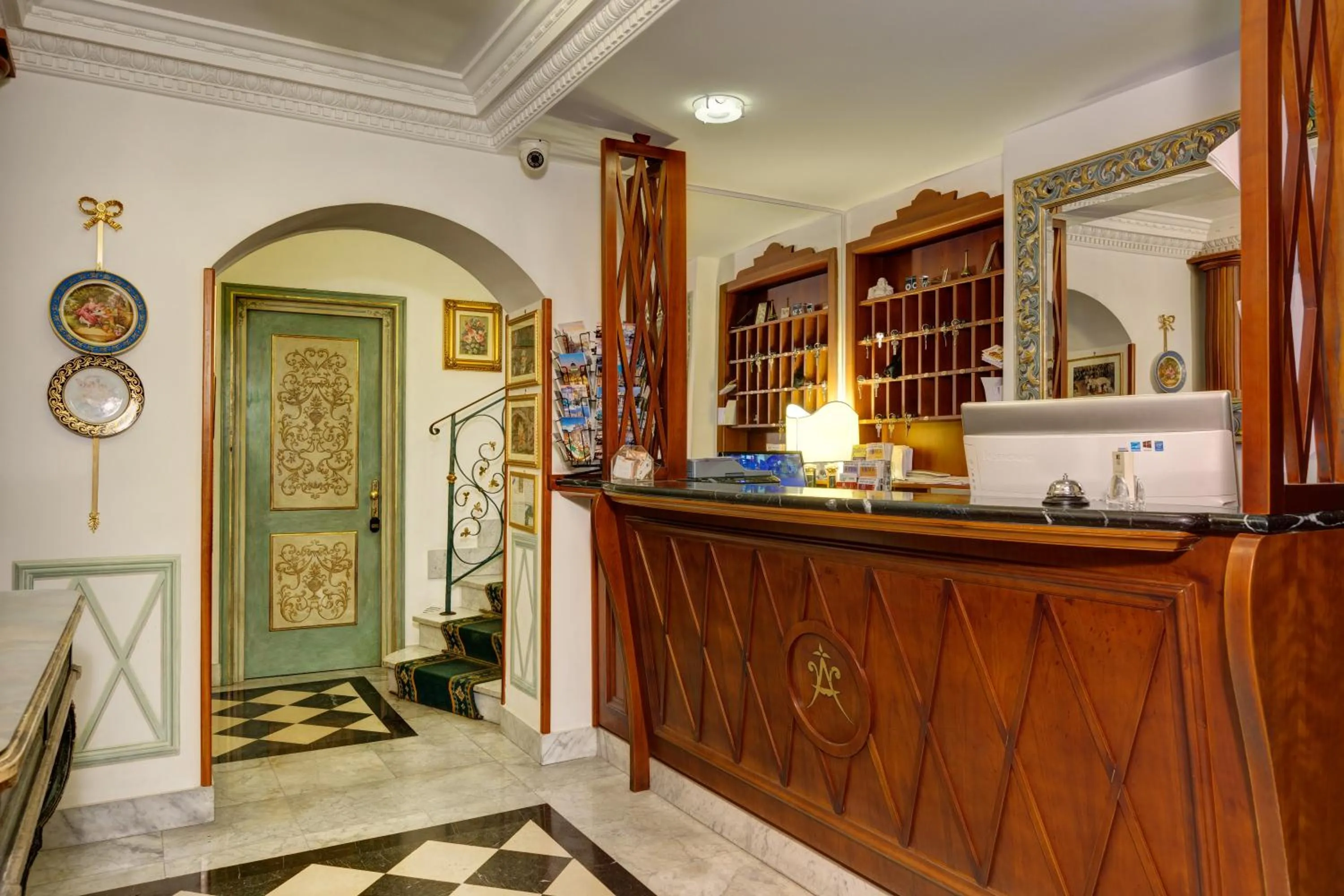 Lobby or reception in Hotel Amalfi