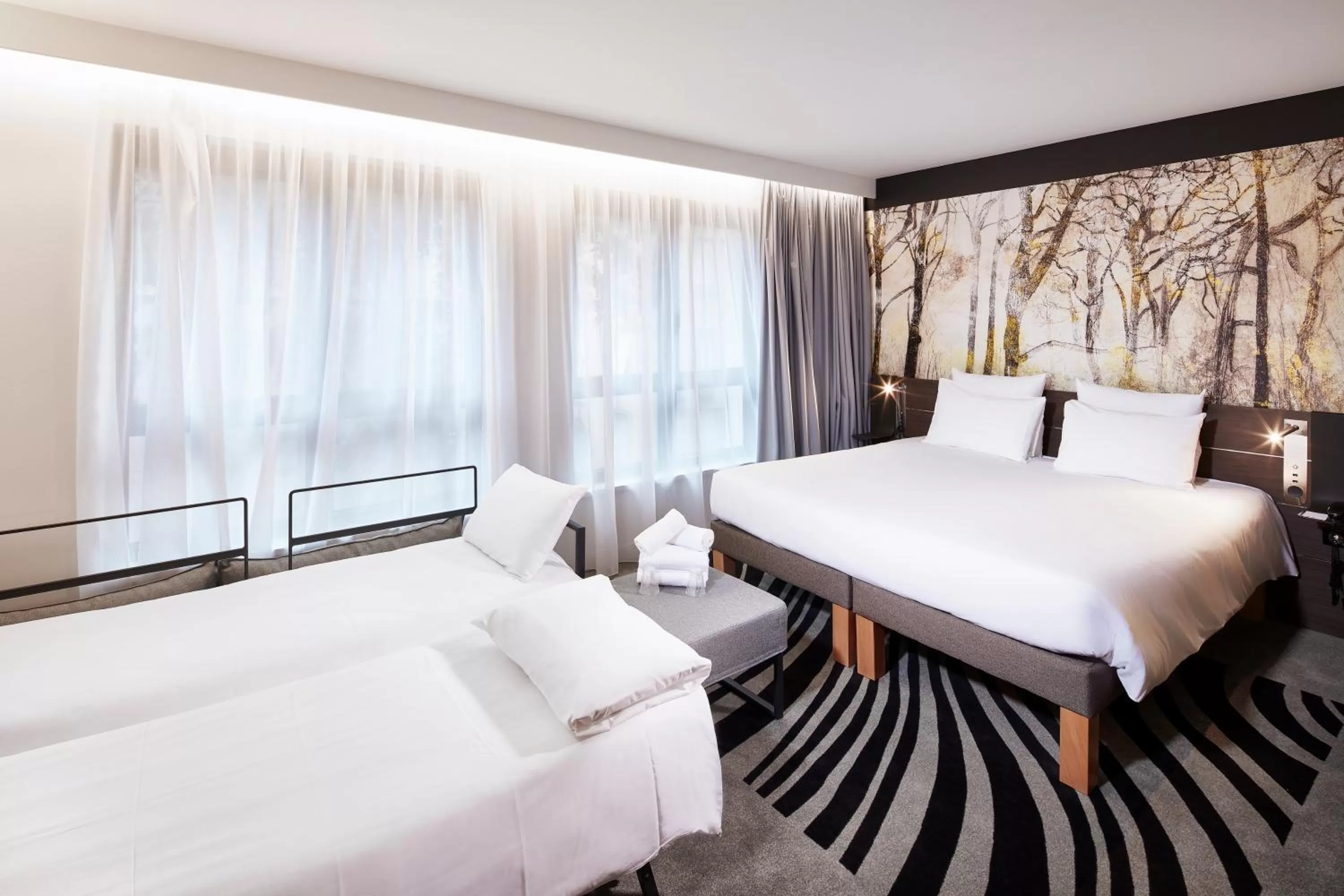 Bedroom, Bed in Novotel Suites Colmar Centre