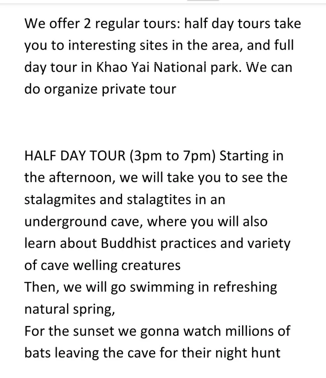 Pakchong hostel & wildlife tour