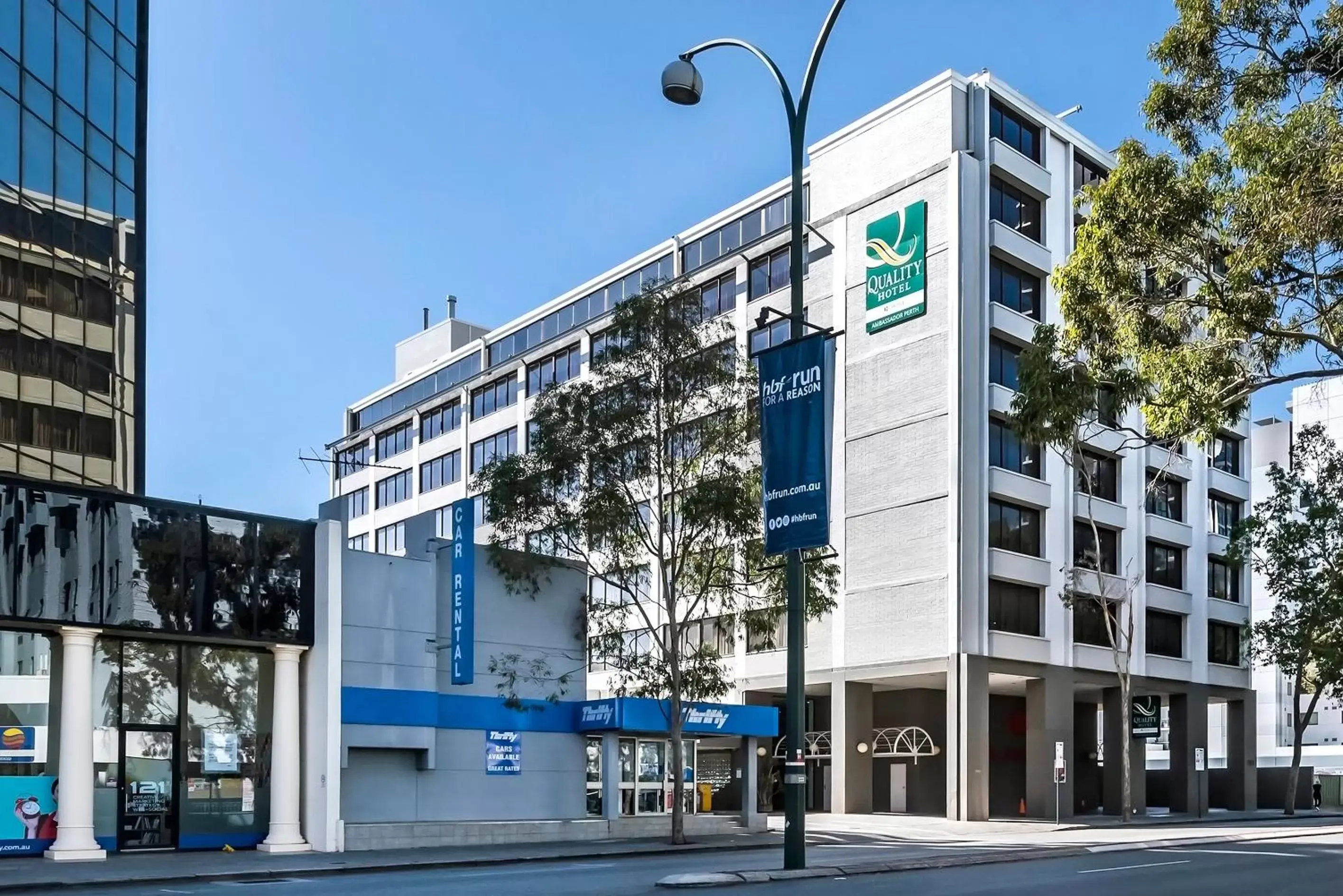 Facade/entrance, Property Building in Quality Hotel Ambassador Perth