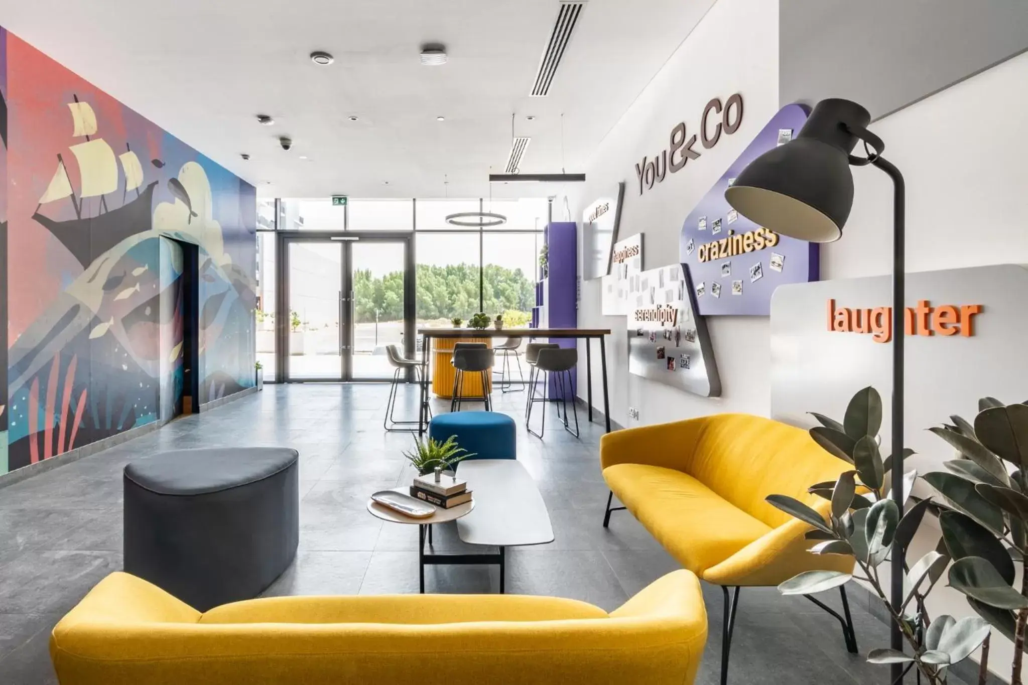 Lobby or reception in YouCo coliving Dubai Lobby or reception in YouCo coliving Dubai