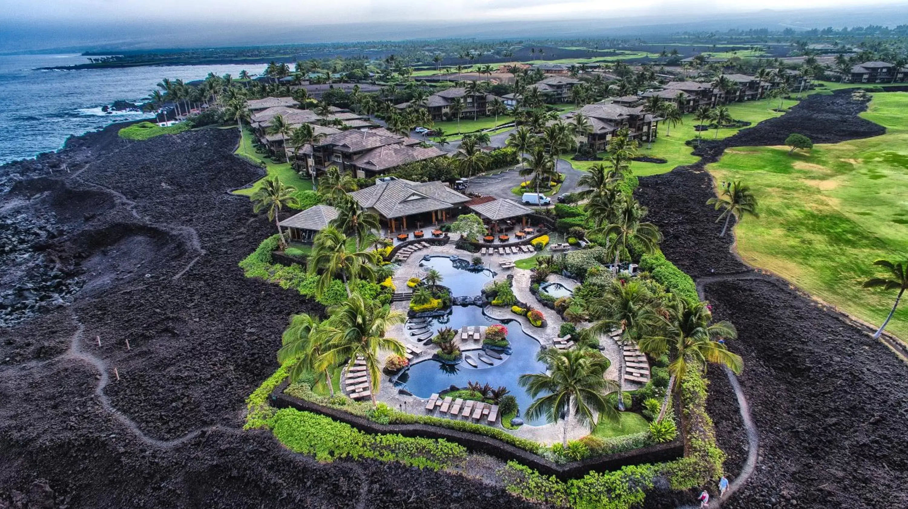 Bird's eye view, Bird's-eye View in Castle Halii Kai at Waikoloa