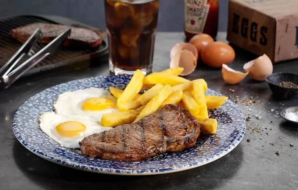 Food close-up, Food in The Crown Hotel Wetherspoon