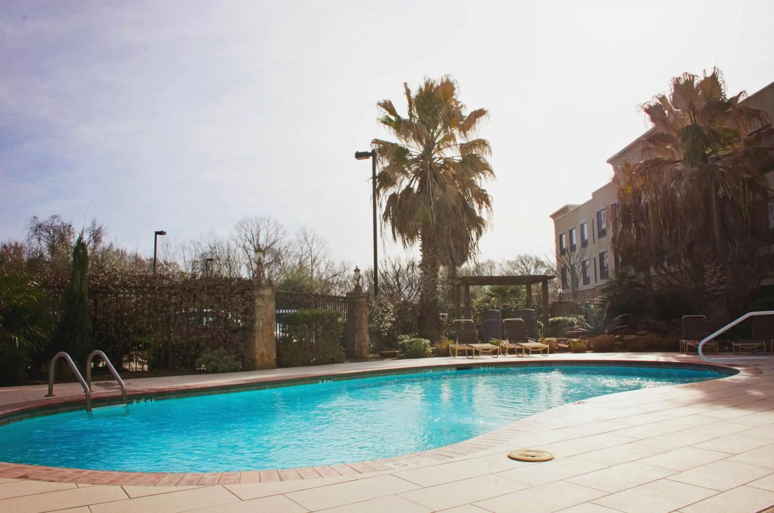 Pool view in Hampton Inn & Suites College Station
