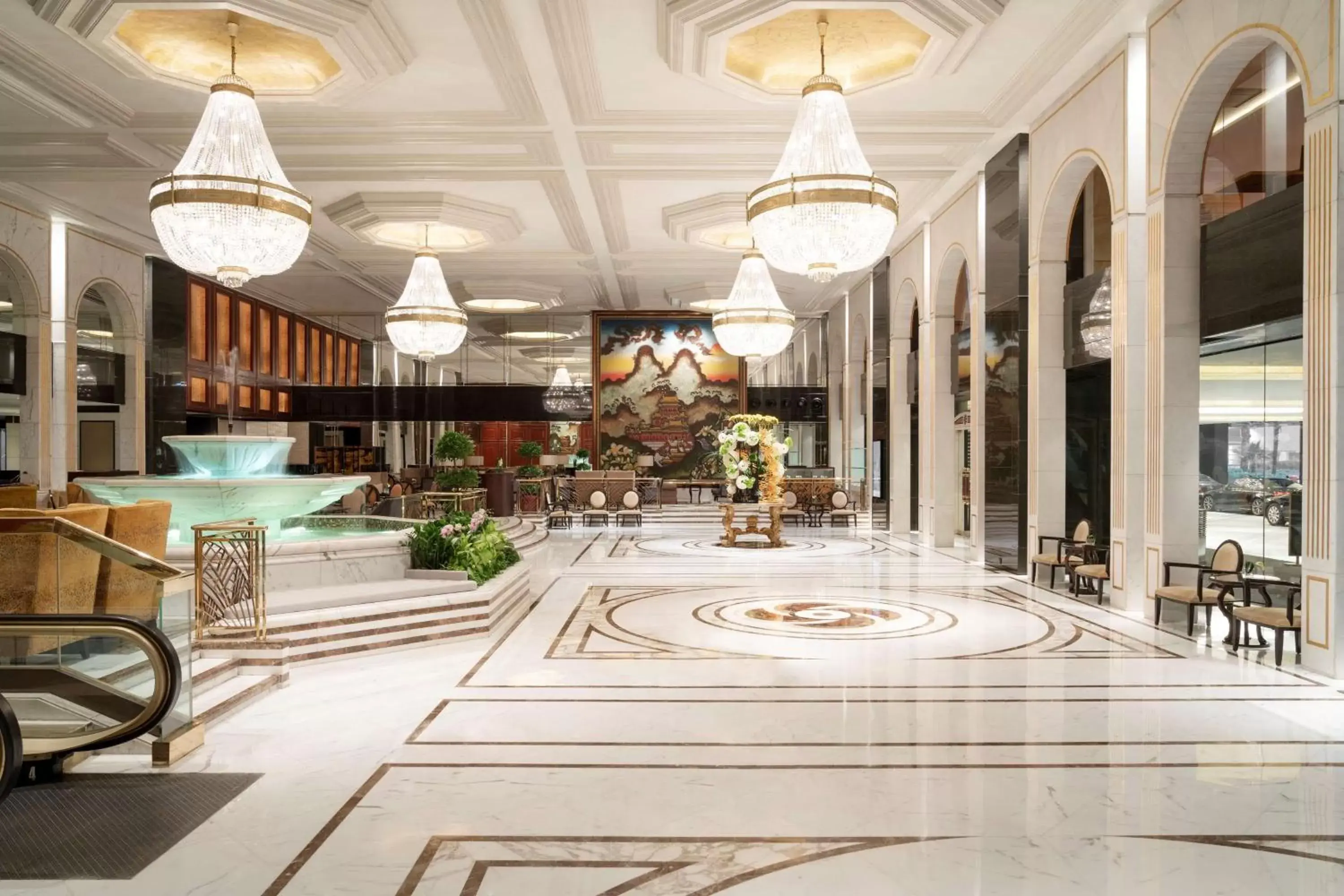 Lobby or reception, Restaurant/Places to Eat in Kowloon Shangri-La, Hong Kong