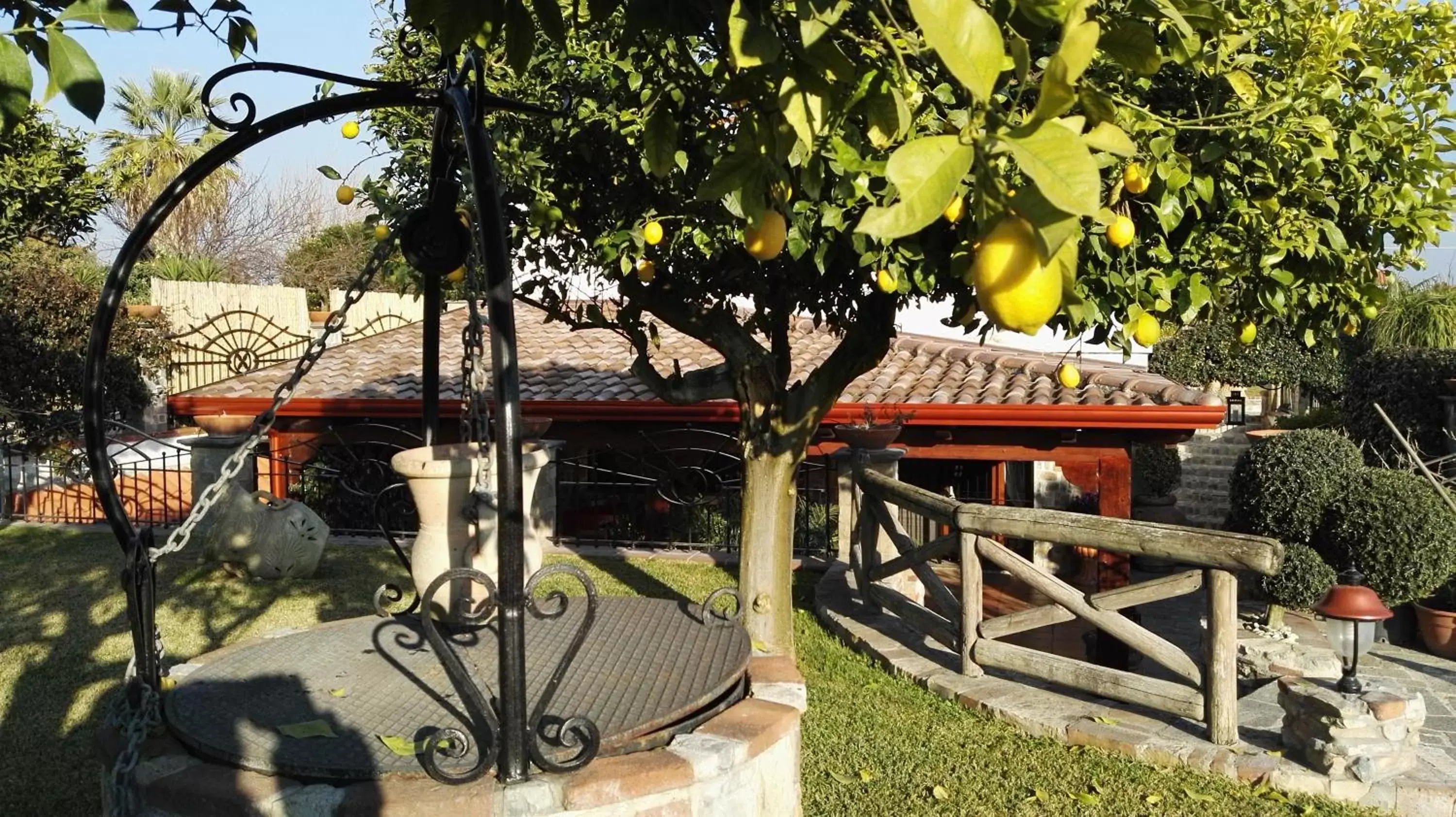 Garden in B&B Villa Lura Pompei