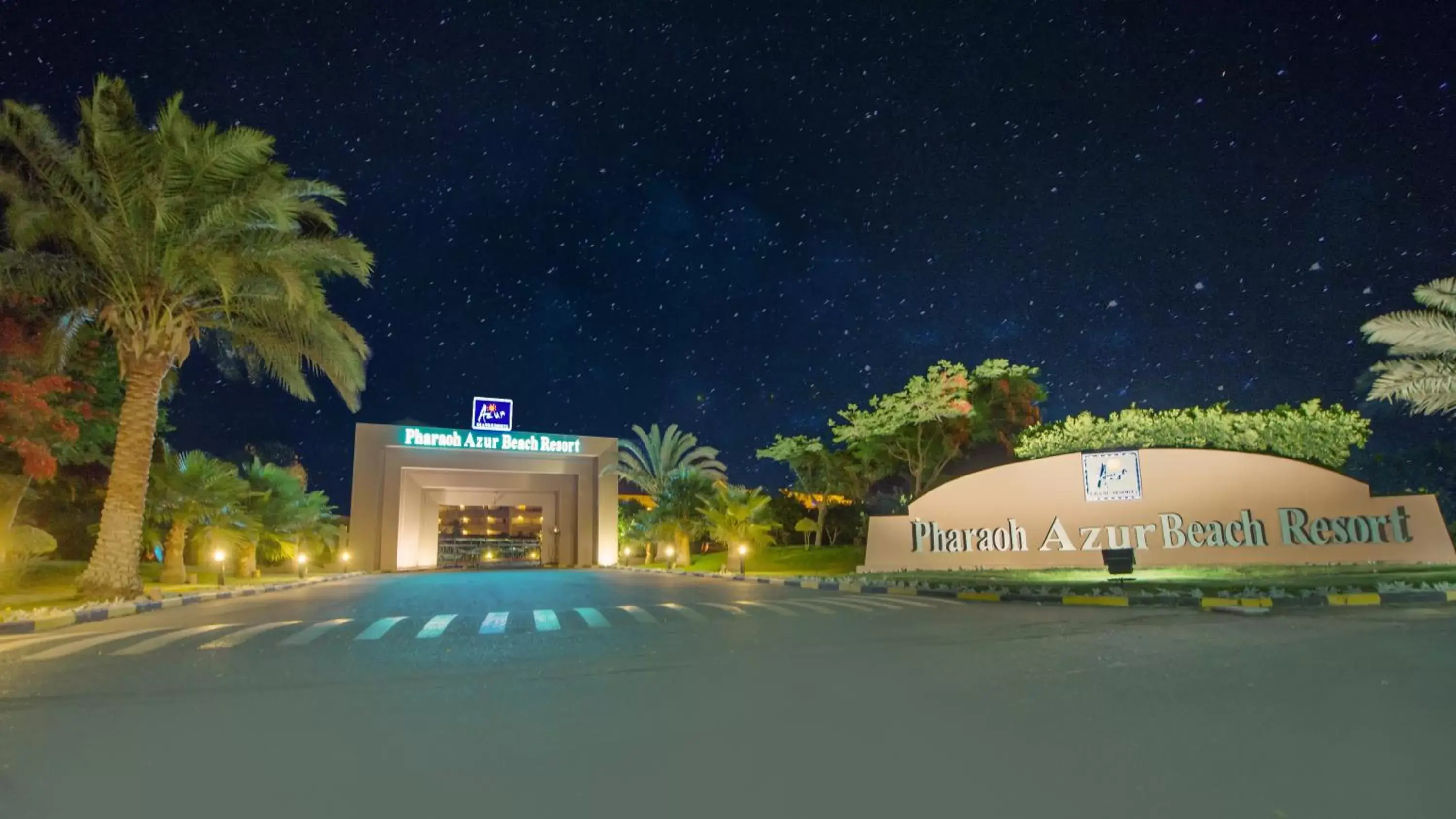 Facade/entrance, Property Building in Pharaoh Azur Resort