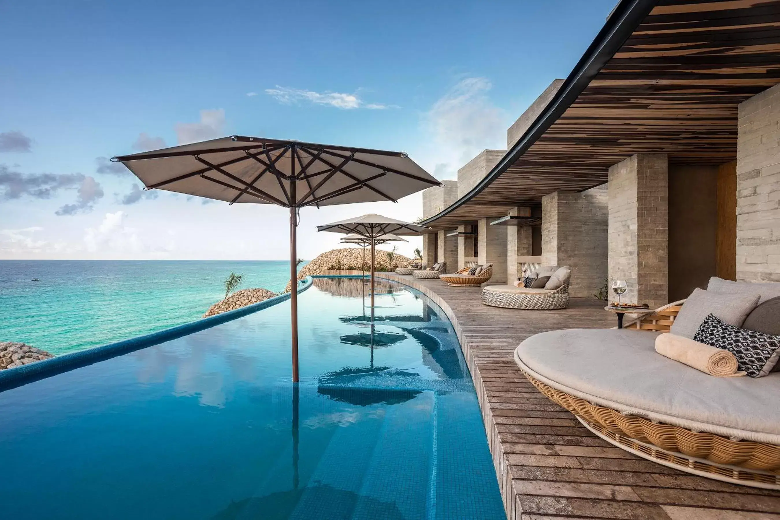 Pool view, Swimming Pool in La Casa de la Playa by Xcaret- All Inclusive Adults Only