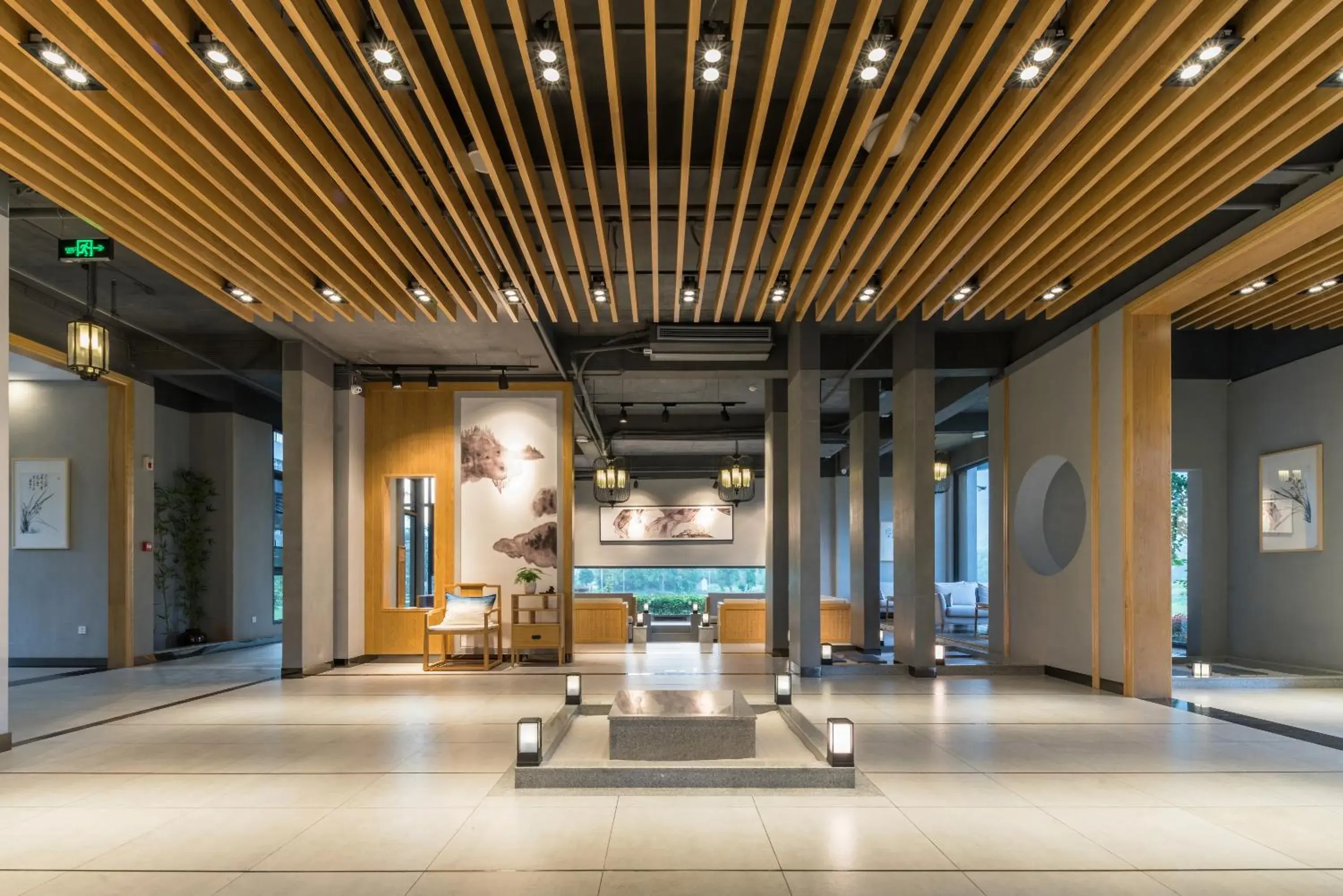 Lobby or reception in Yangshuo Zen Garden Resort