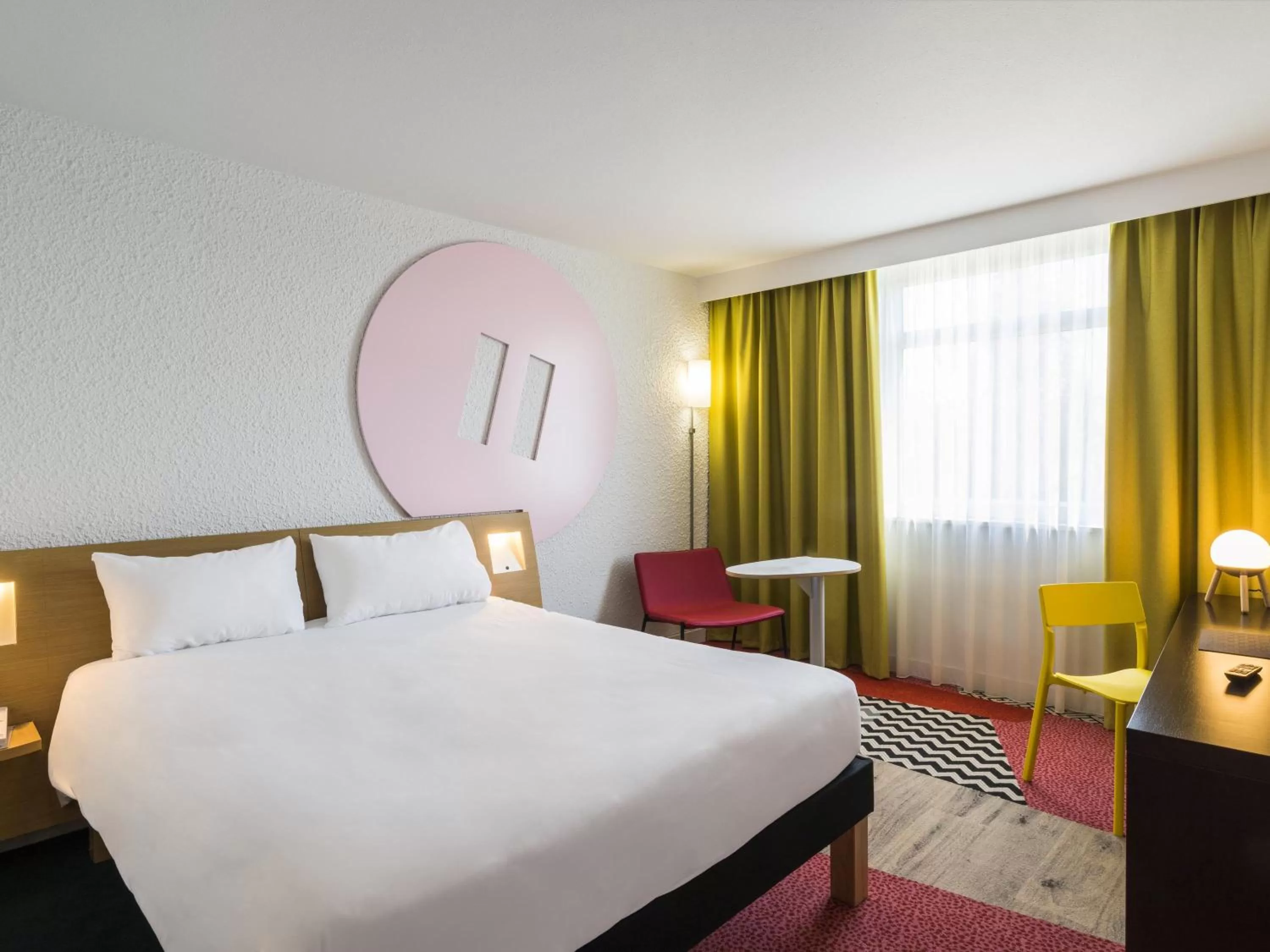 Bed in ibis Styles Lyon Bron Eurexpo