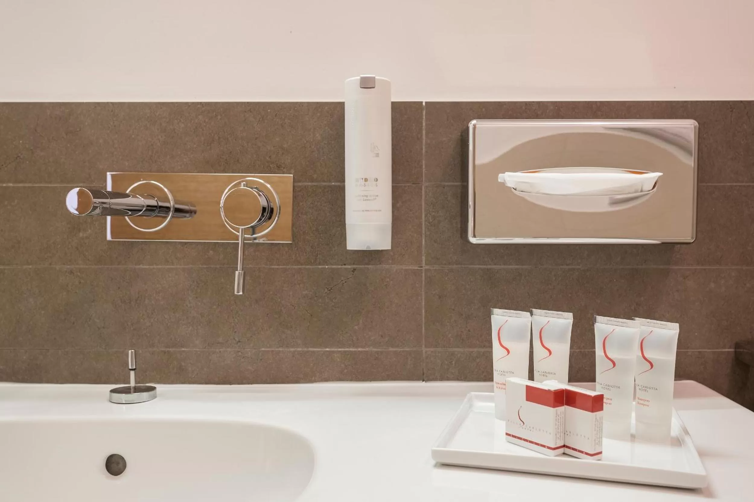 Bathroom in Hotel Villa Carlotta