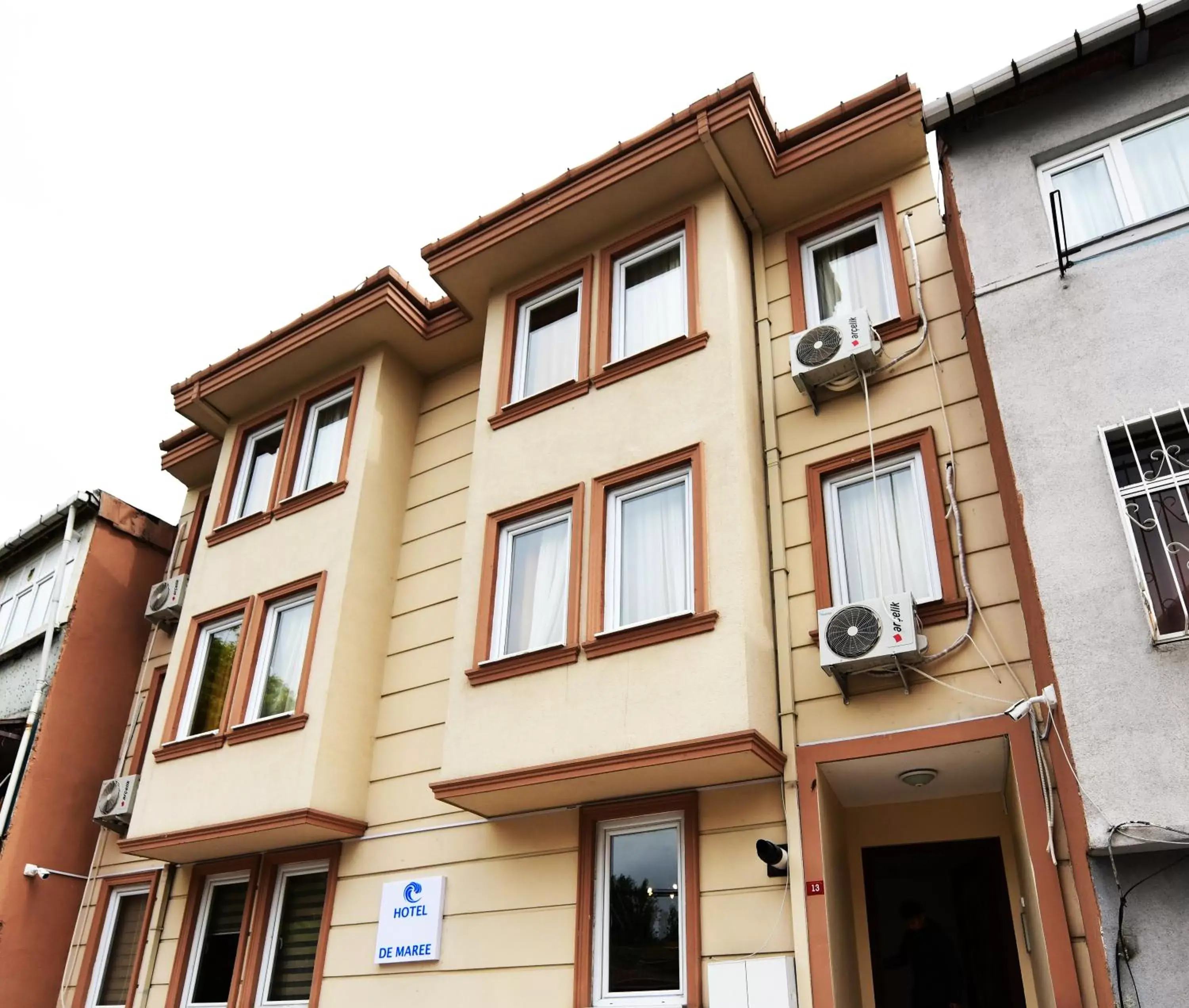 Facade/entrance in De Marêe Facade/entrance in De Marêe