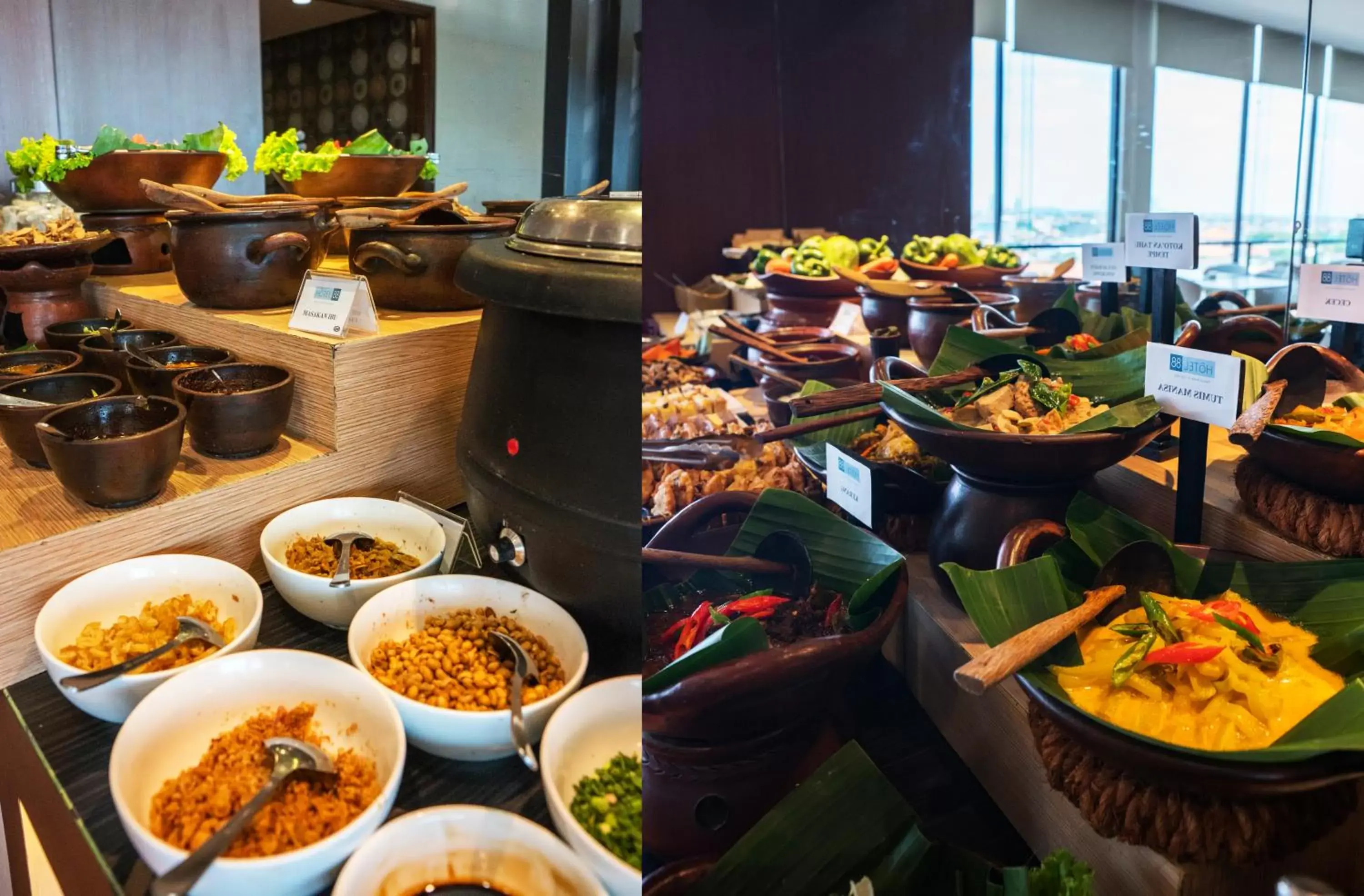 Asian breakfast, Food in Hotel 88 Embong Malang Surabaya By WH
