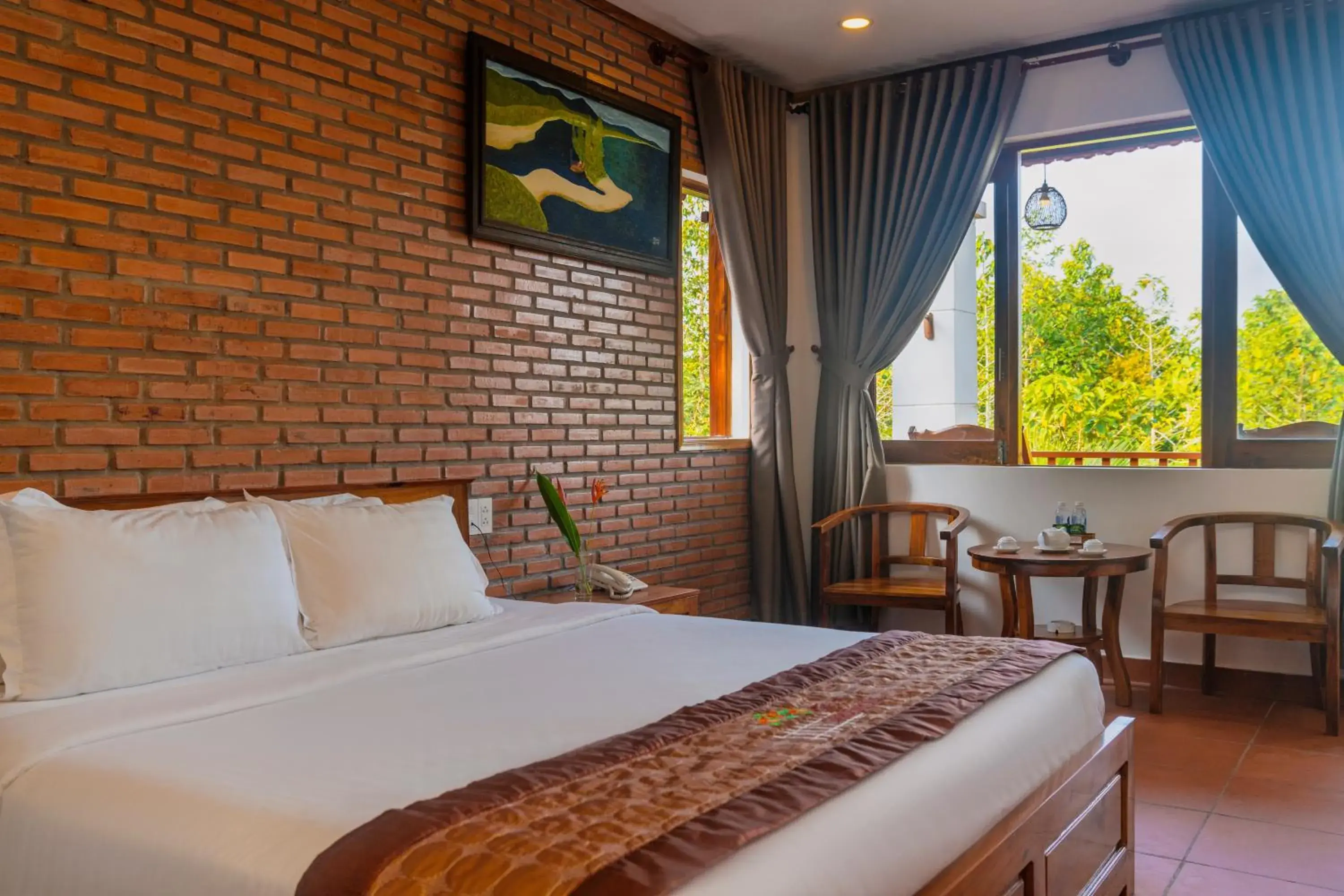 Bedroom, Bed in The Garden House Phu Quoc Resort