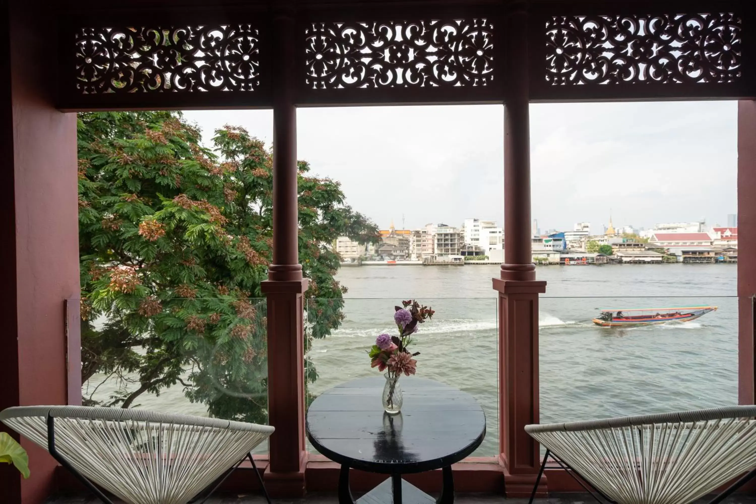 River view in Amdaeng Bangkok Riverside Hotel - SHA Plus Certified