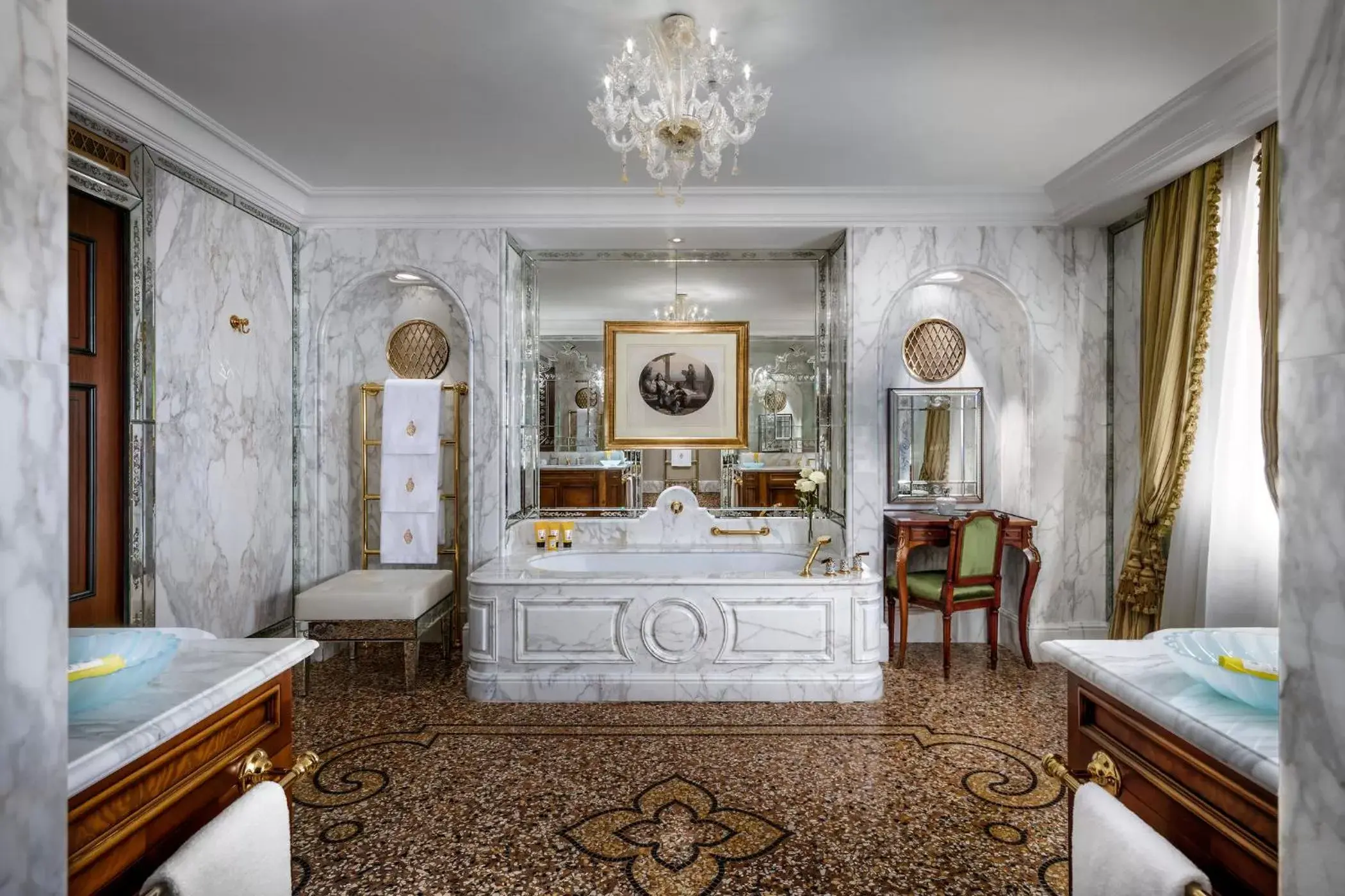 Bathroom in Hotel Danieli, Venice