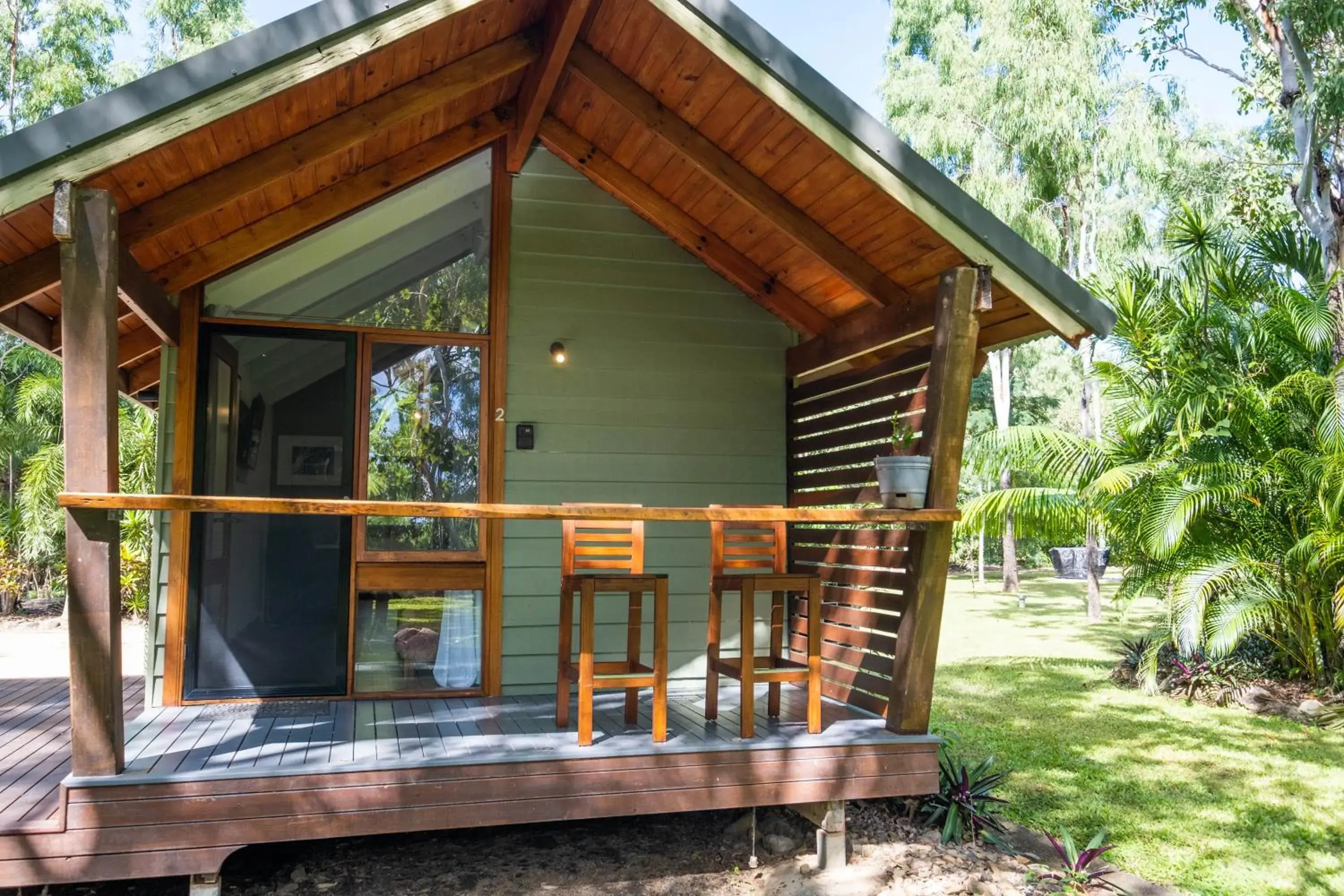 Balcony/Terrace in Airlie Beach Eco Cabins - Adults Only