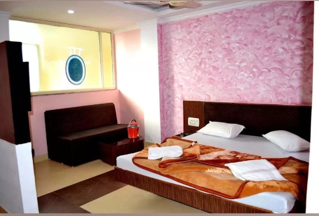 Bed in Hotel Rock View