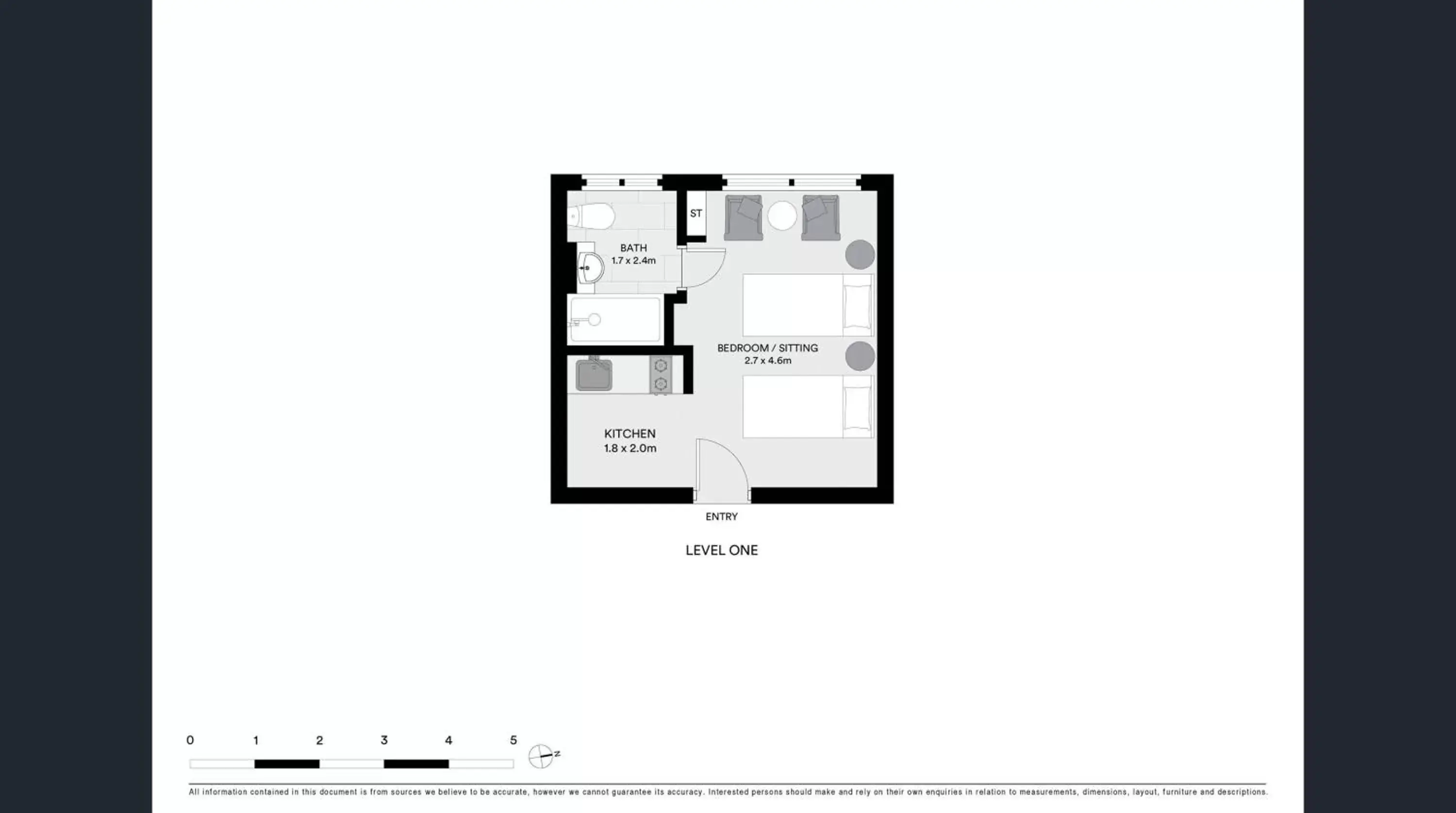 Floor Plan in Knightsbridge Apartments