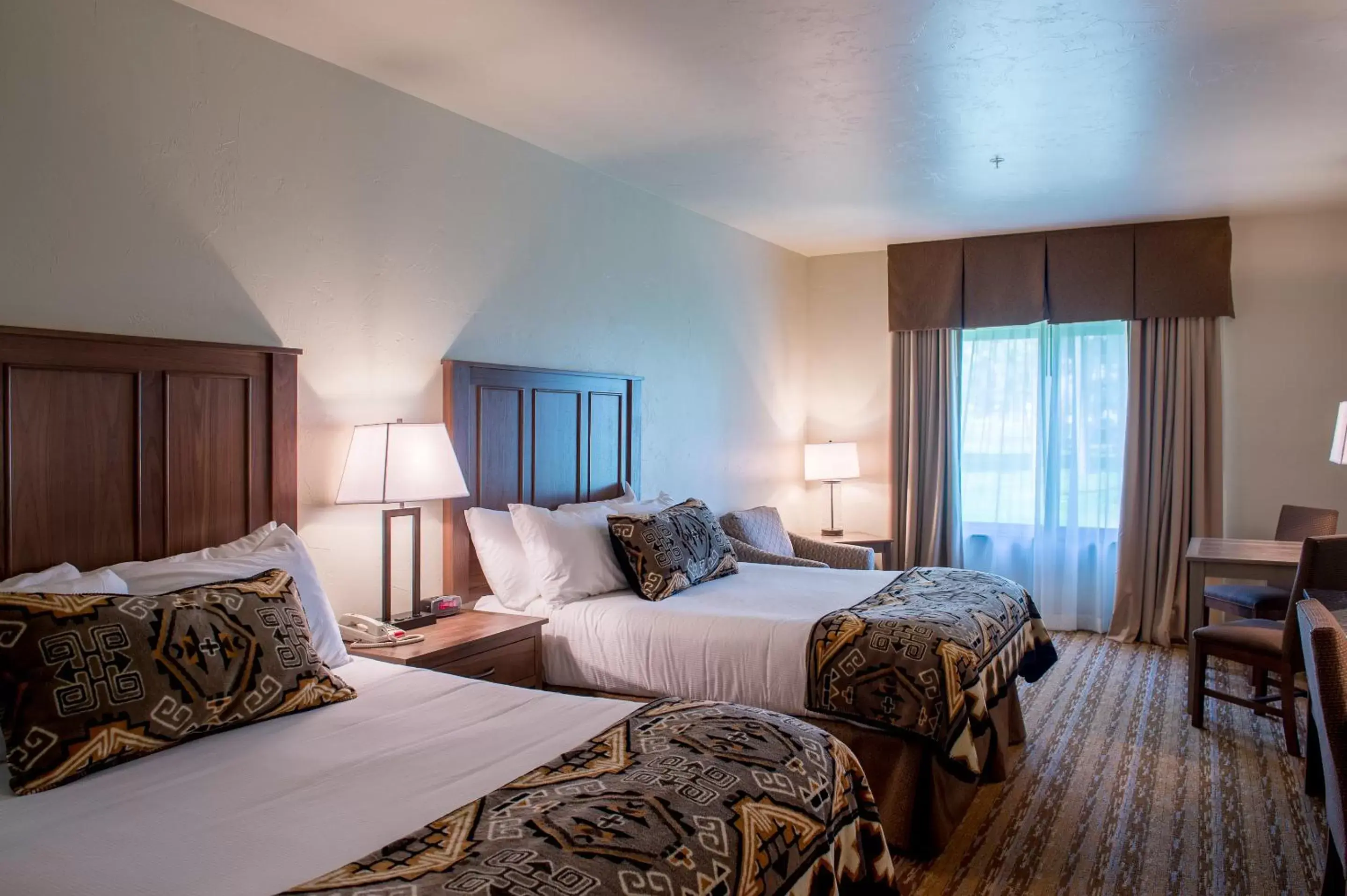 Decorative detail, Bed in Cedar Creek Lodge & Conference Center