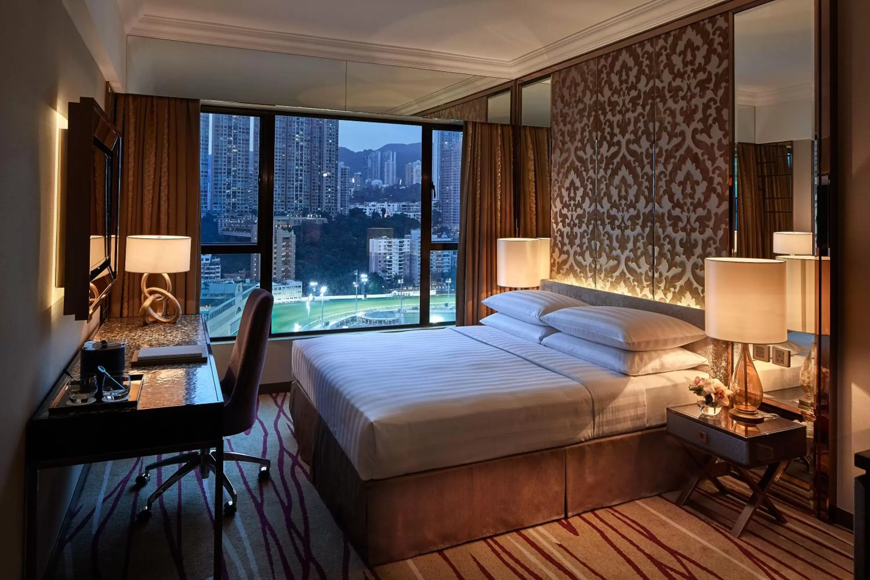 Bed in Dorsett Wanchai, Hong Kong