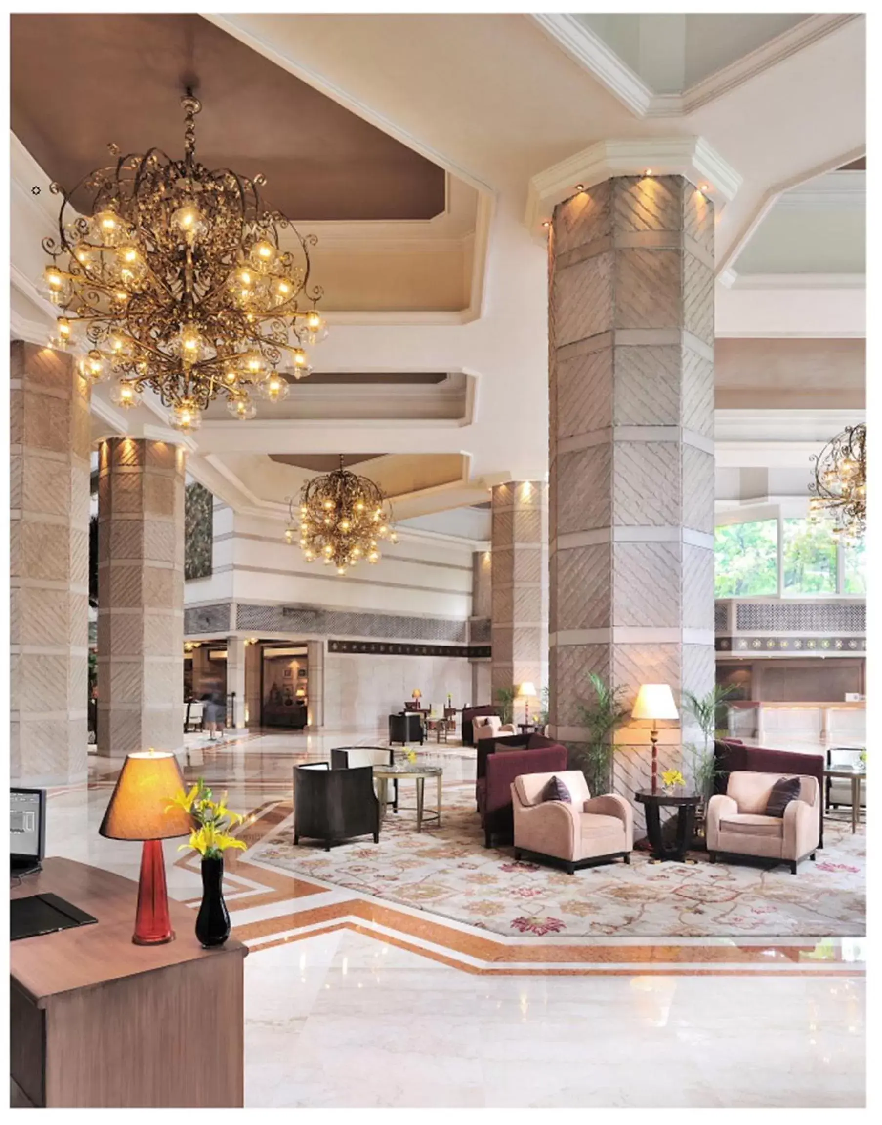 Lobby or reception in Taj Bengal Lobby or reception in Taj Bengal