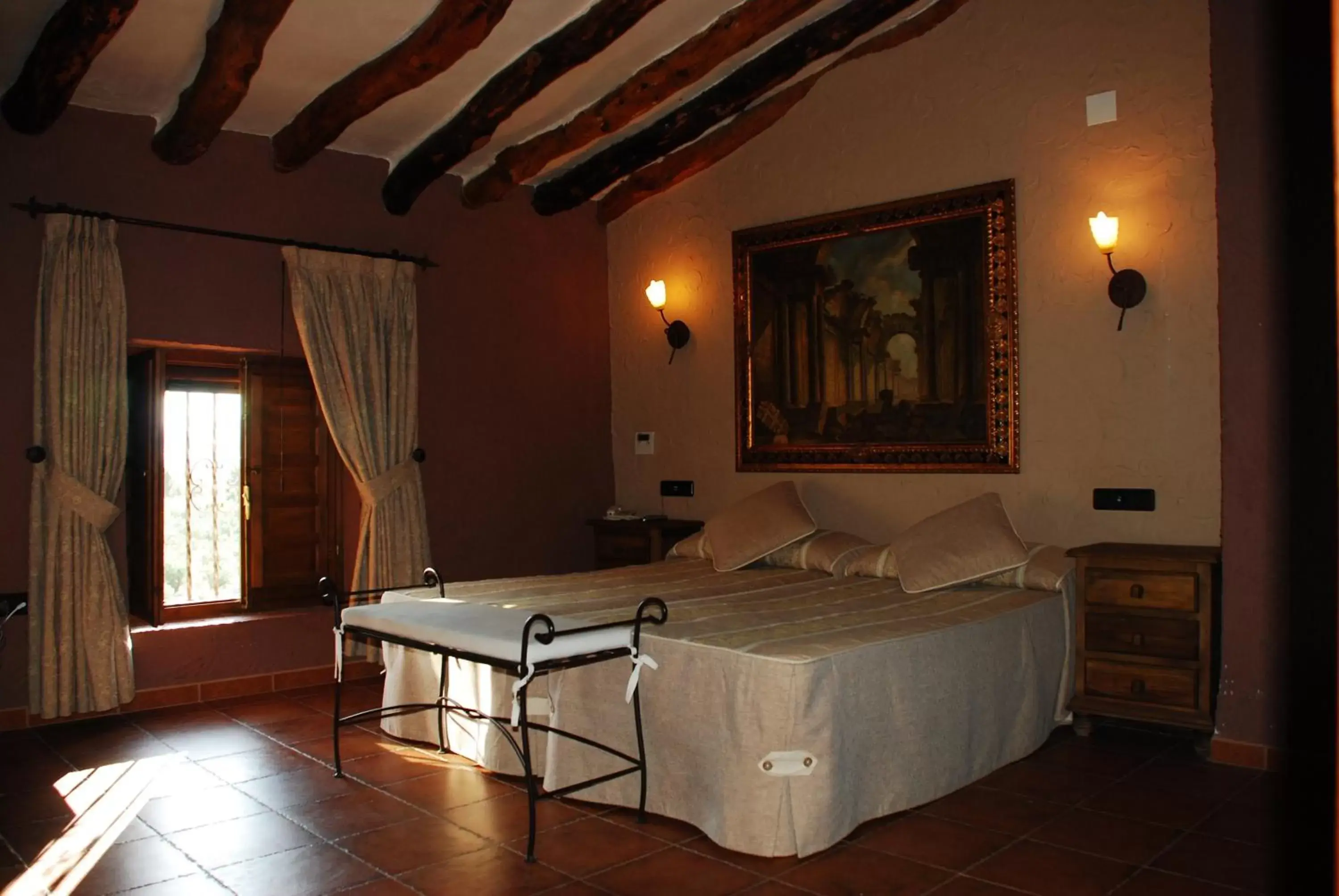 Bed in Hotel Caseta Nova